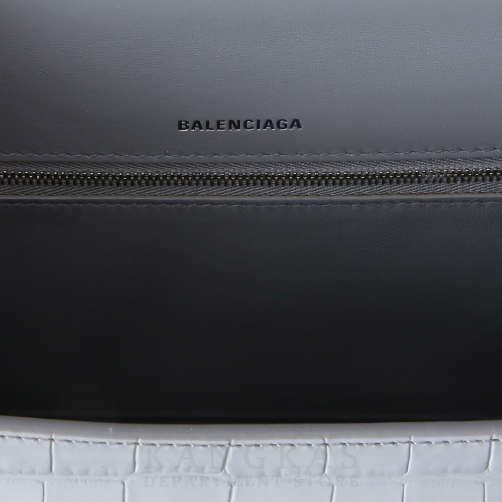 BALENCIAGA(USED)발렌시아가 619668 와니 패턴 아워글래스 탑 핸들백