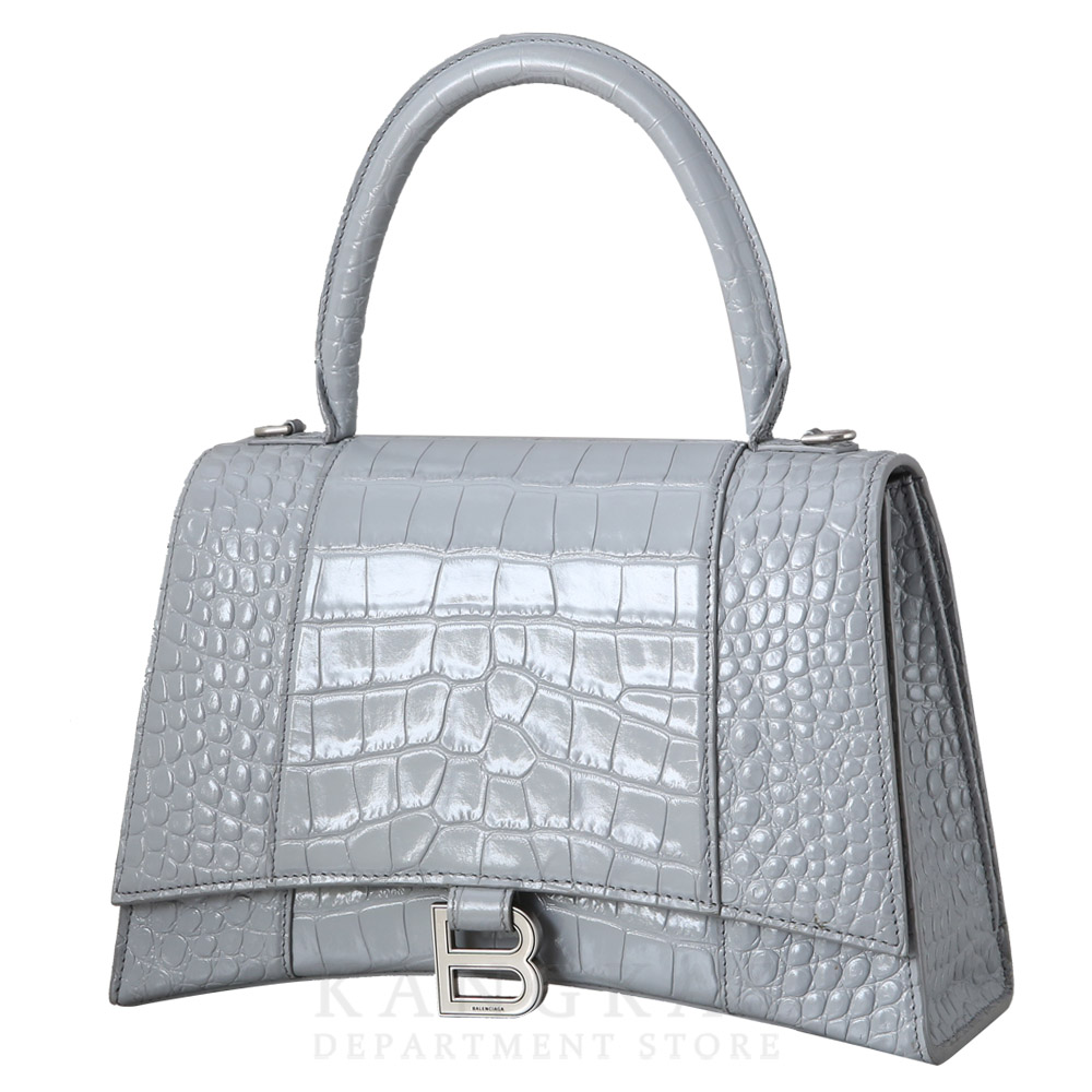 BALENCIAGA(USED)발렌시아가 619668 와니 패턴 아워글래스 탑 핸들백