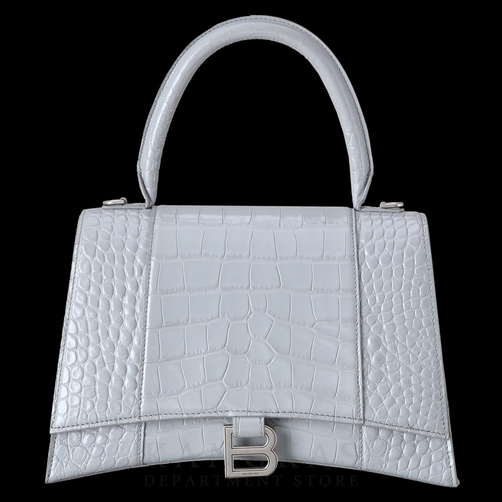 BALENCIAGA(USED)발렌시아가 619668 와니 패턴 아워글래스 탑 핸들백