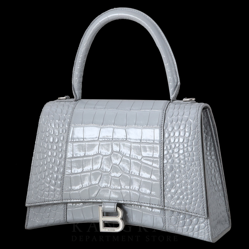 BALENCIAGA(USED)발렌시아가 619668 와니 패턴 아워글래스 탑 핸들백