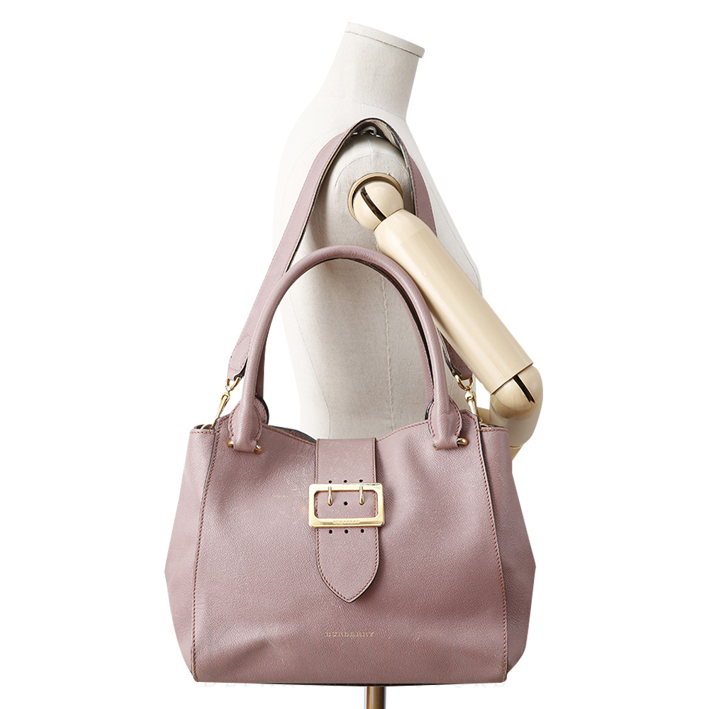 BURBERRY(USED)버버리 버클 숄더백 핑크