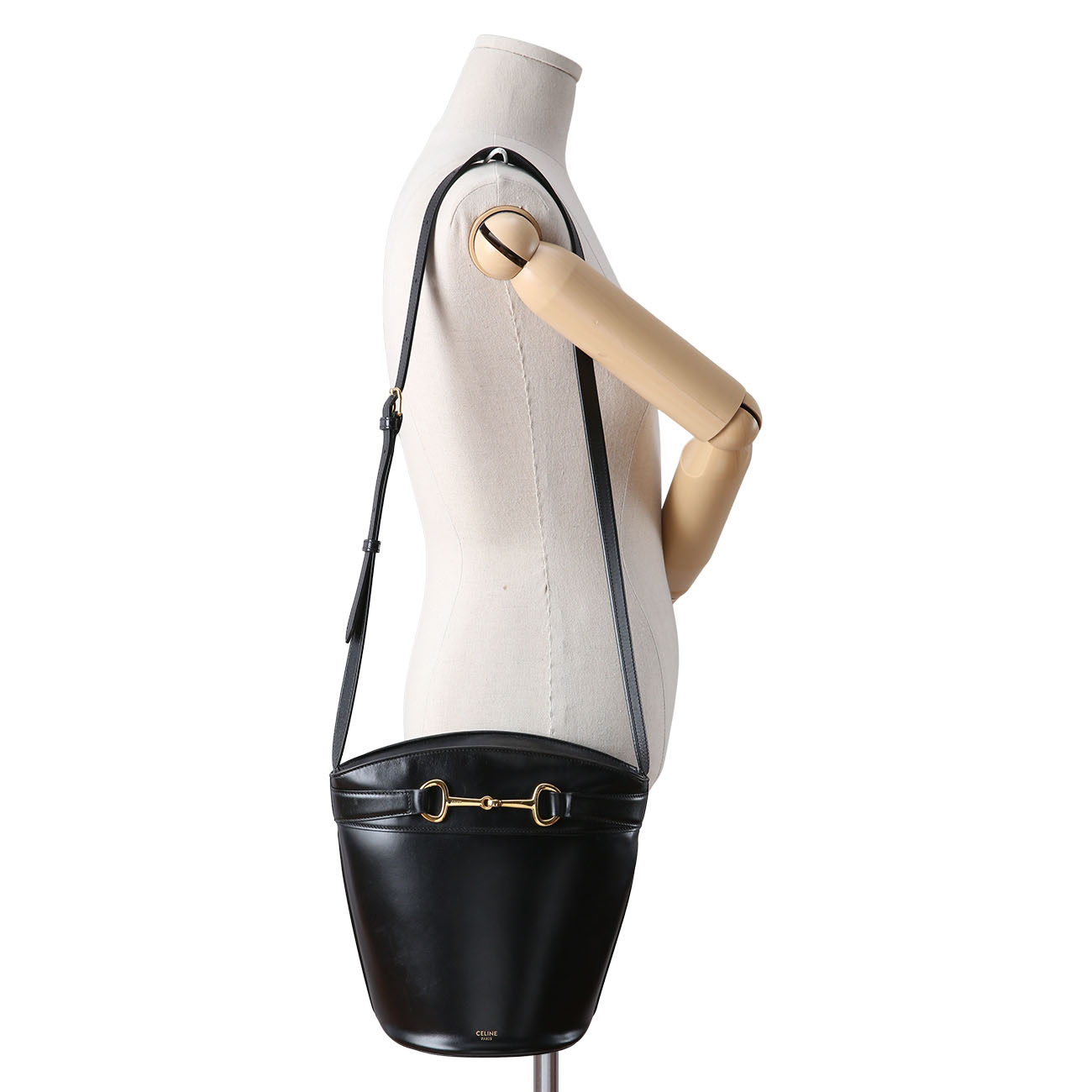 CELINE(USED)셀린느 크레시 레더 버킷 백