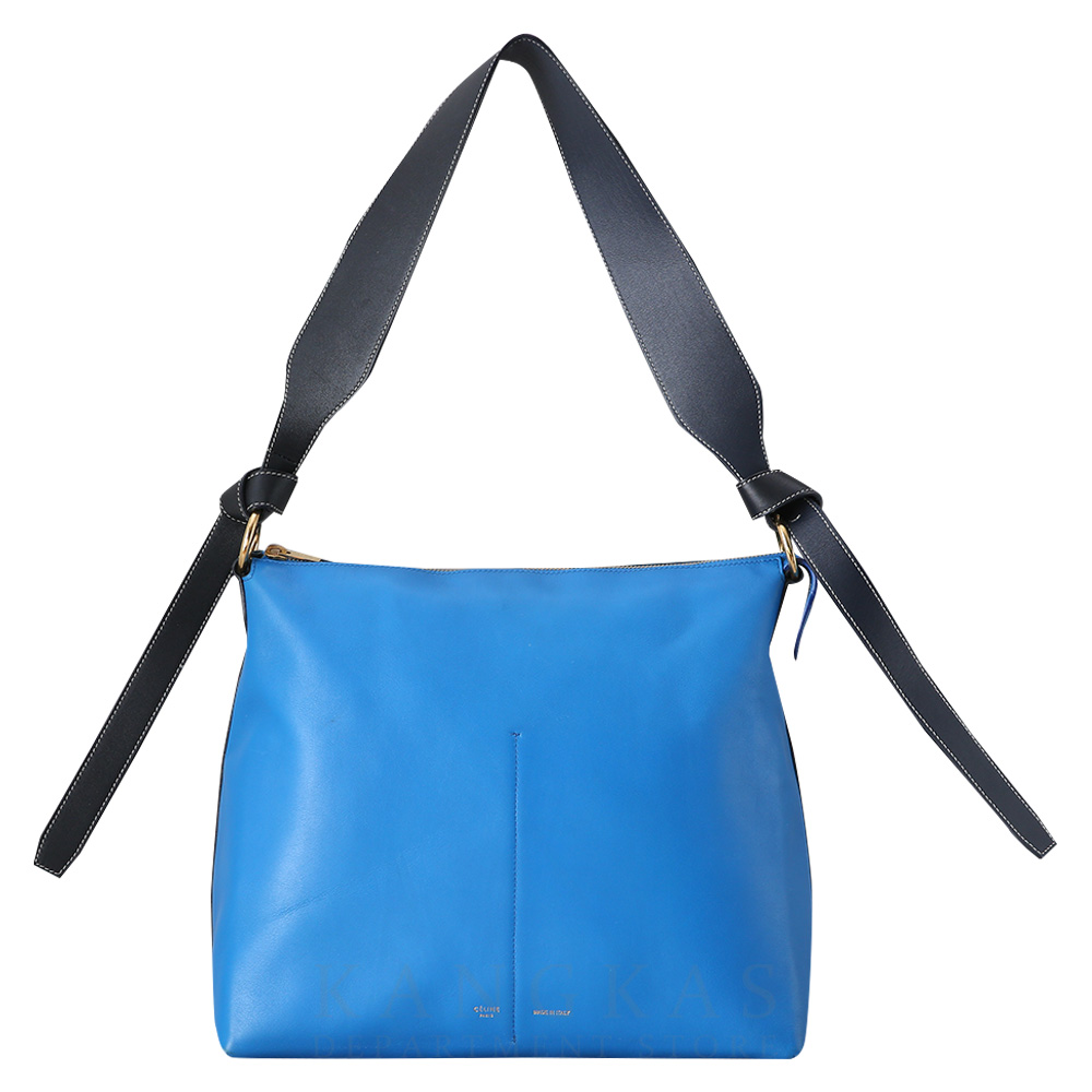 CELINE(USED)셀린느 시즌 레더 스트랩 호보 숄더백