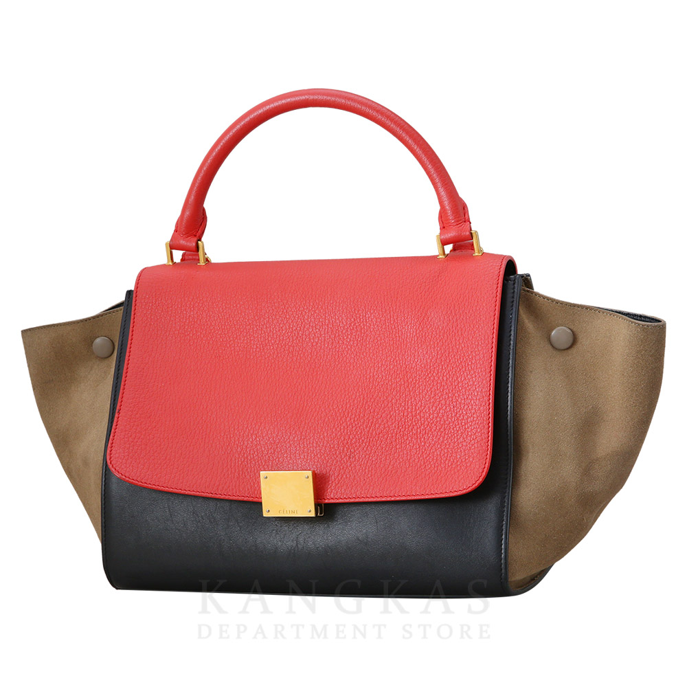 CELINE(USED)셀린느 트라페제 탑 핸들겸 숄더백