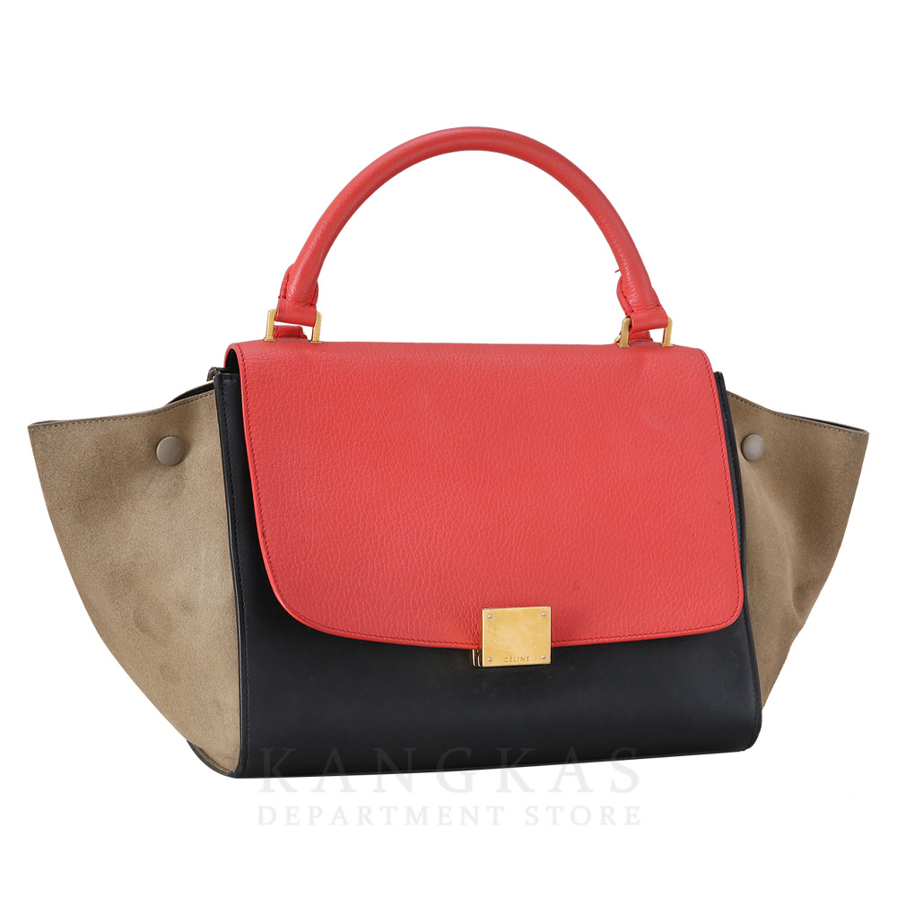 CELINE(USED)셀린느 트라페제 탑 핸들겸 숄더백