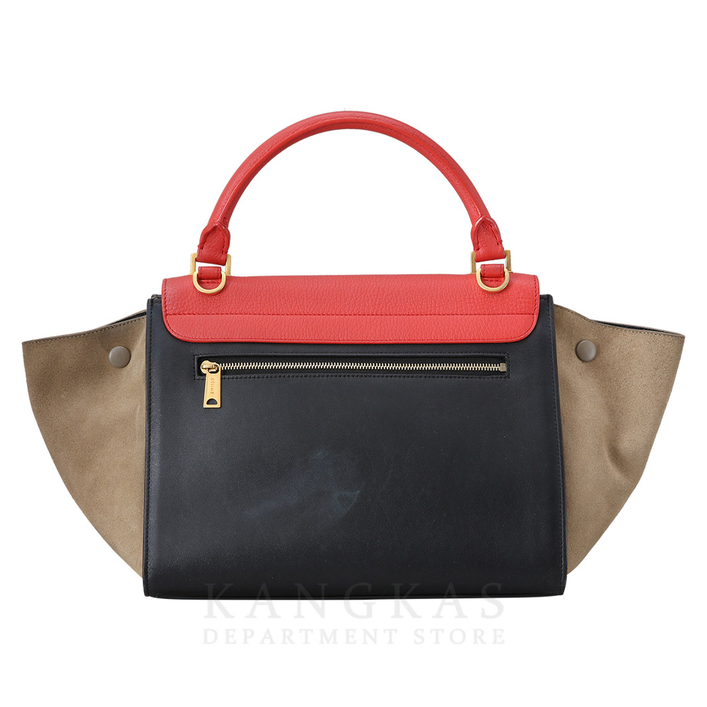 CELINE(USED)셀린느 트라페제 탑 핸들겸 숄더백
