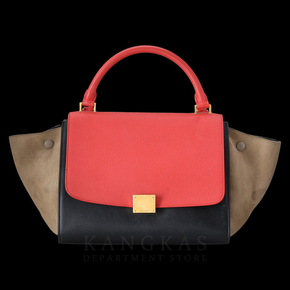 CELINE(USED)셀린느 트라페제 탑 핸들겸 숄더백