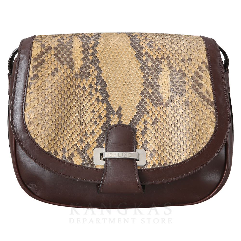 CELINE(USED)셀린느 레더 숄더백