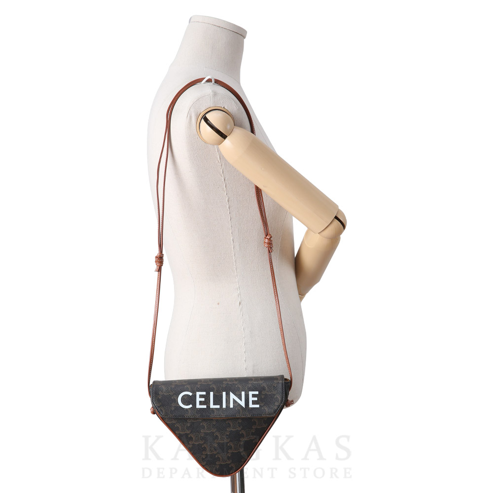 CELINE(USED)셀린느 트리오페 캔버스 프린트 트라이앵글