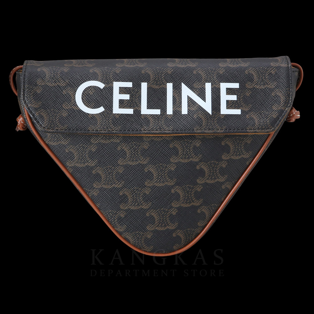 CELINE(USED)셀린느 트리오페 캔버스 프린트 트라이앵글