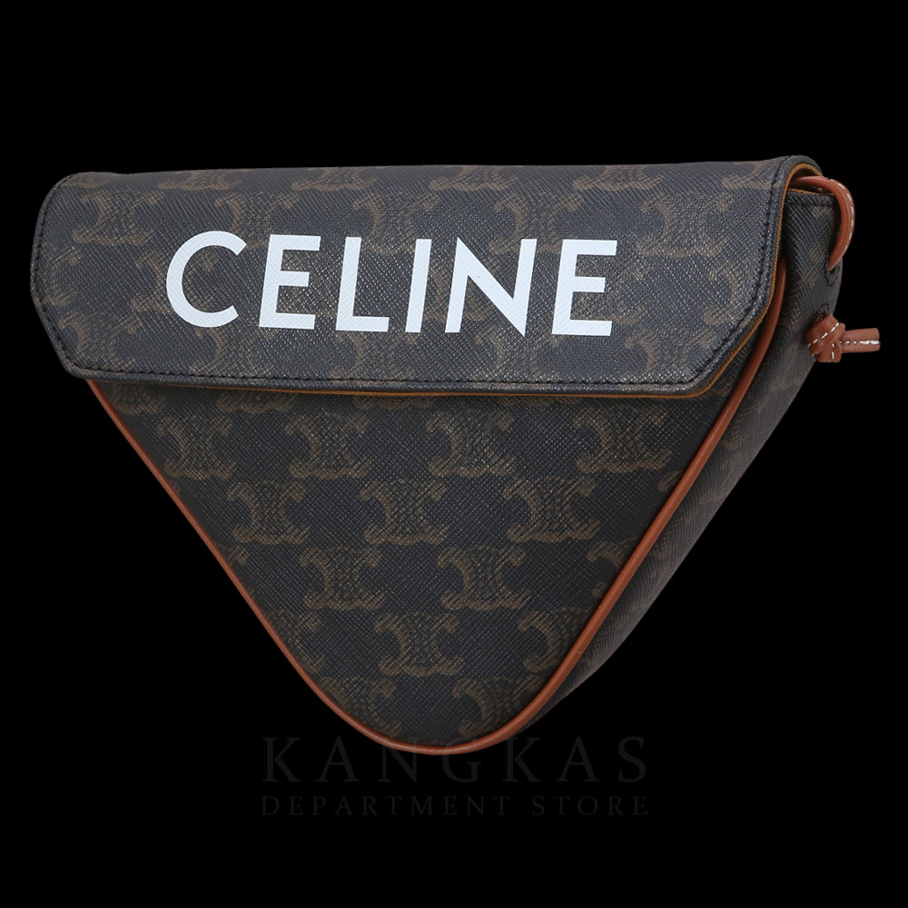 CELINE(USED)셀린느 트리오페 캔버스 프린트 트라이앵글