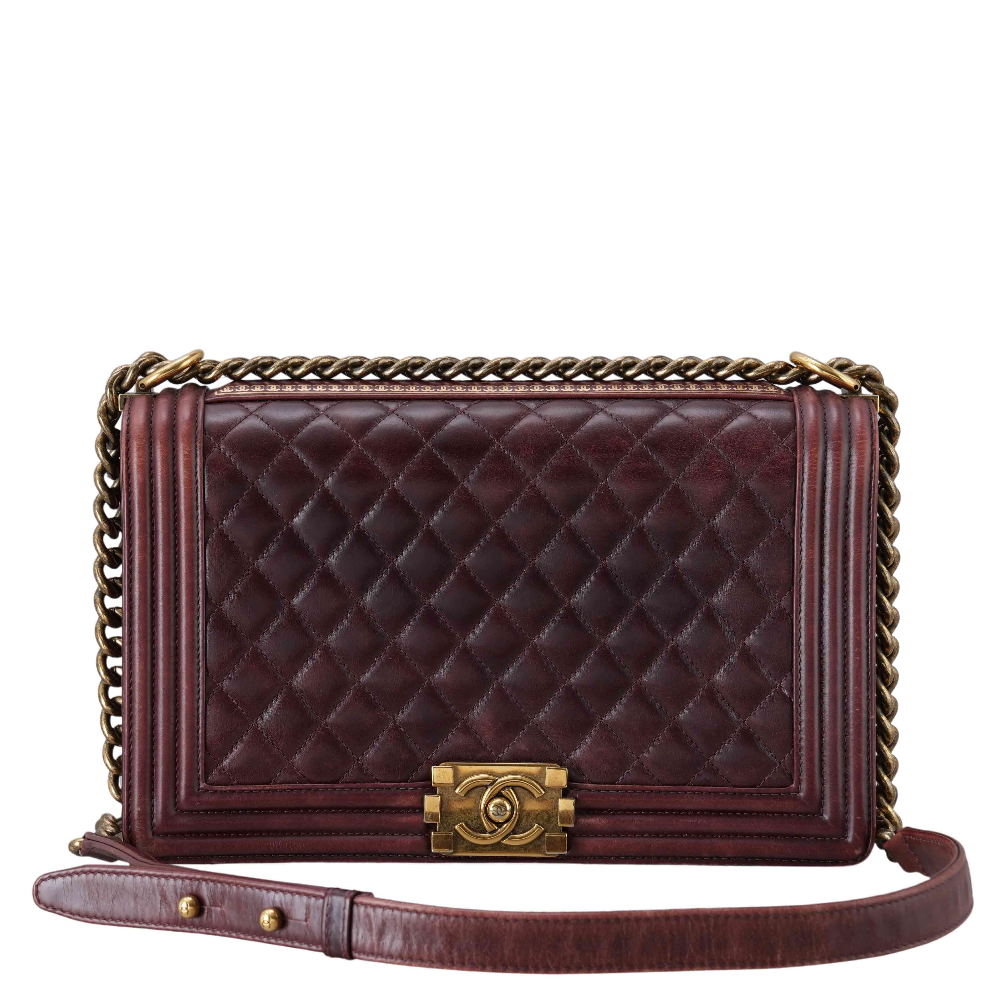 CHANEL(USED)샤넬 시즌 보이샤넬 뉴미듐