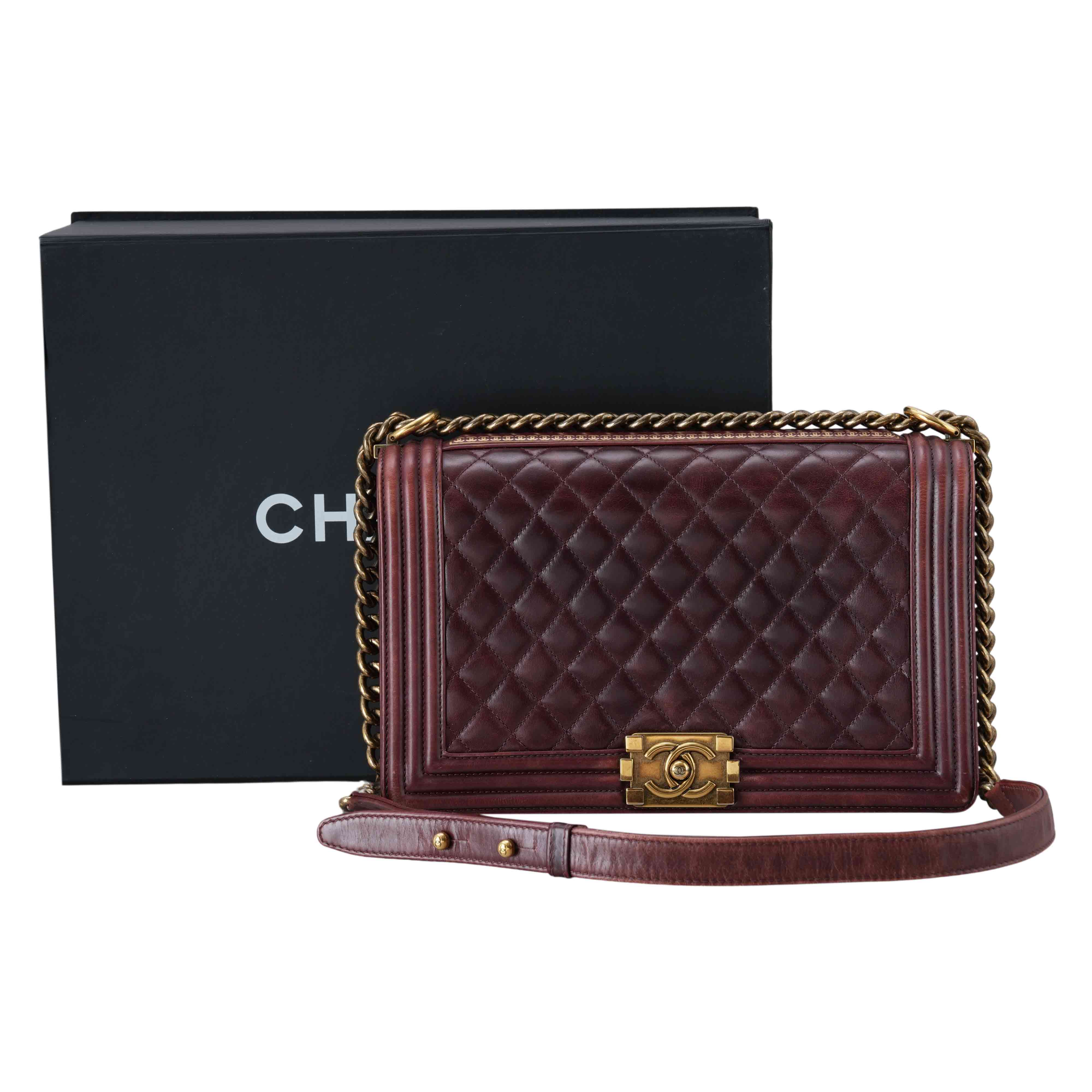 CHANEL(USED)샤넬 시즌 보이샤넬 뉴미듐