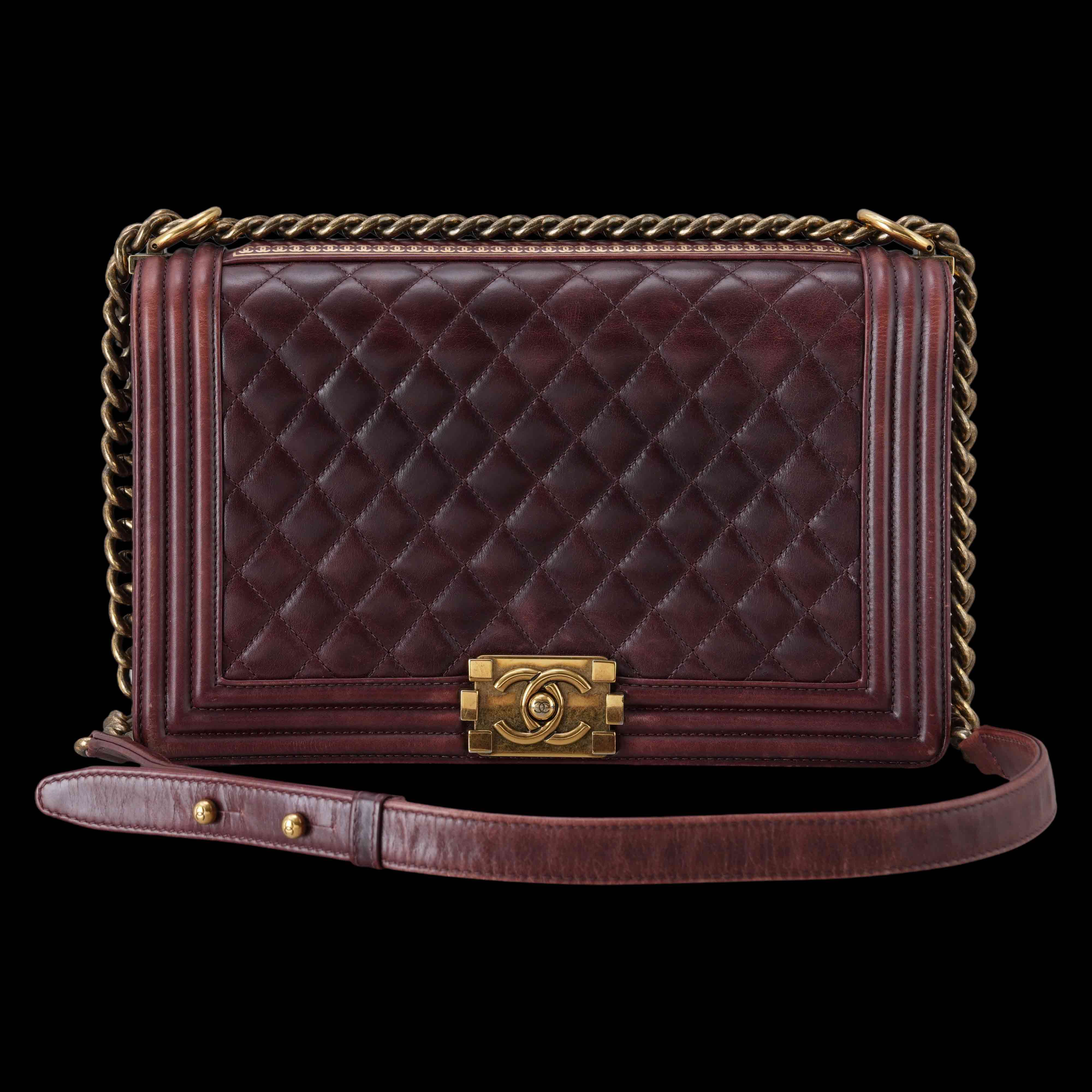 CHANEL(USED)샤넬 시즌 보이샤넬 뉴미듐