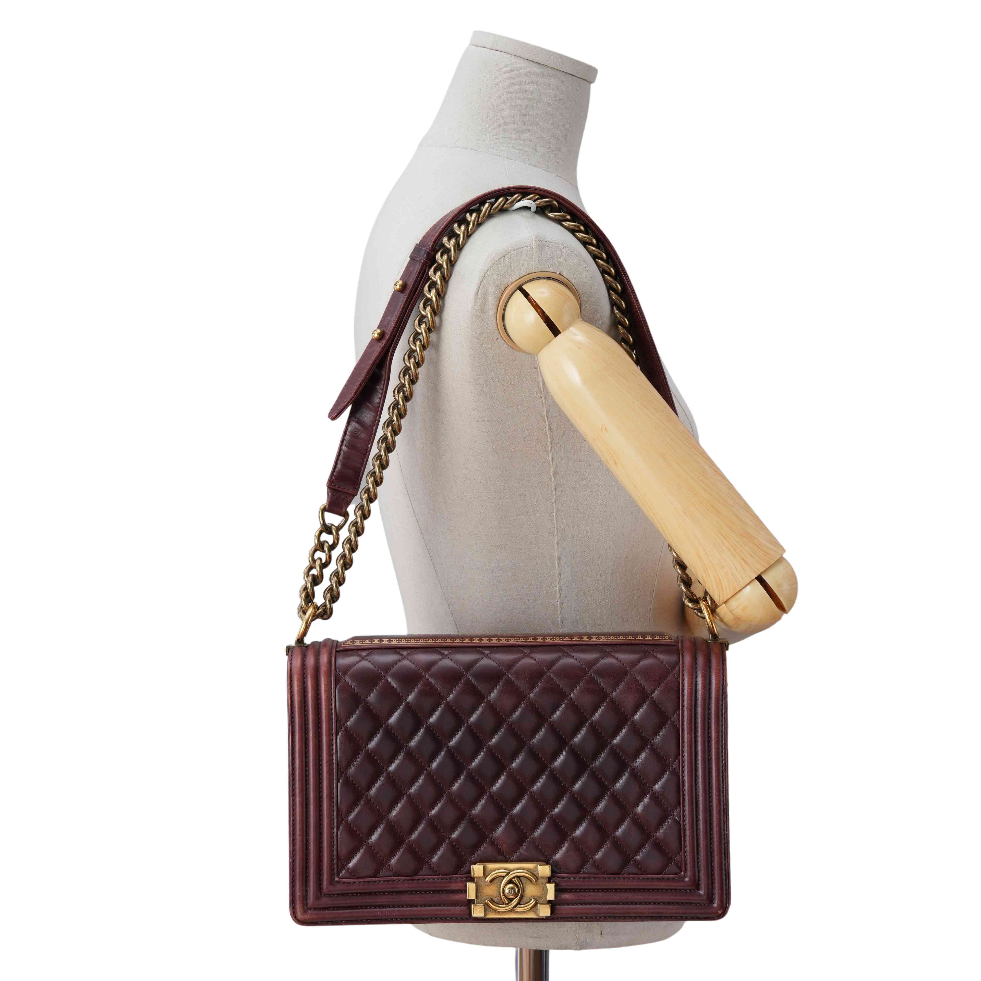 CHANEL(USED)샤넬 시즌 보이샤넬 뉴미듐