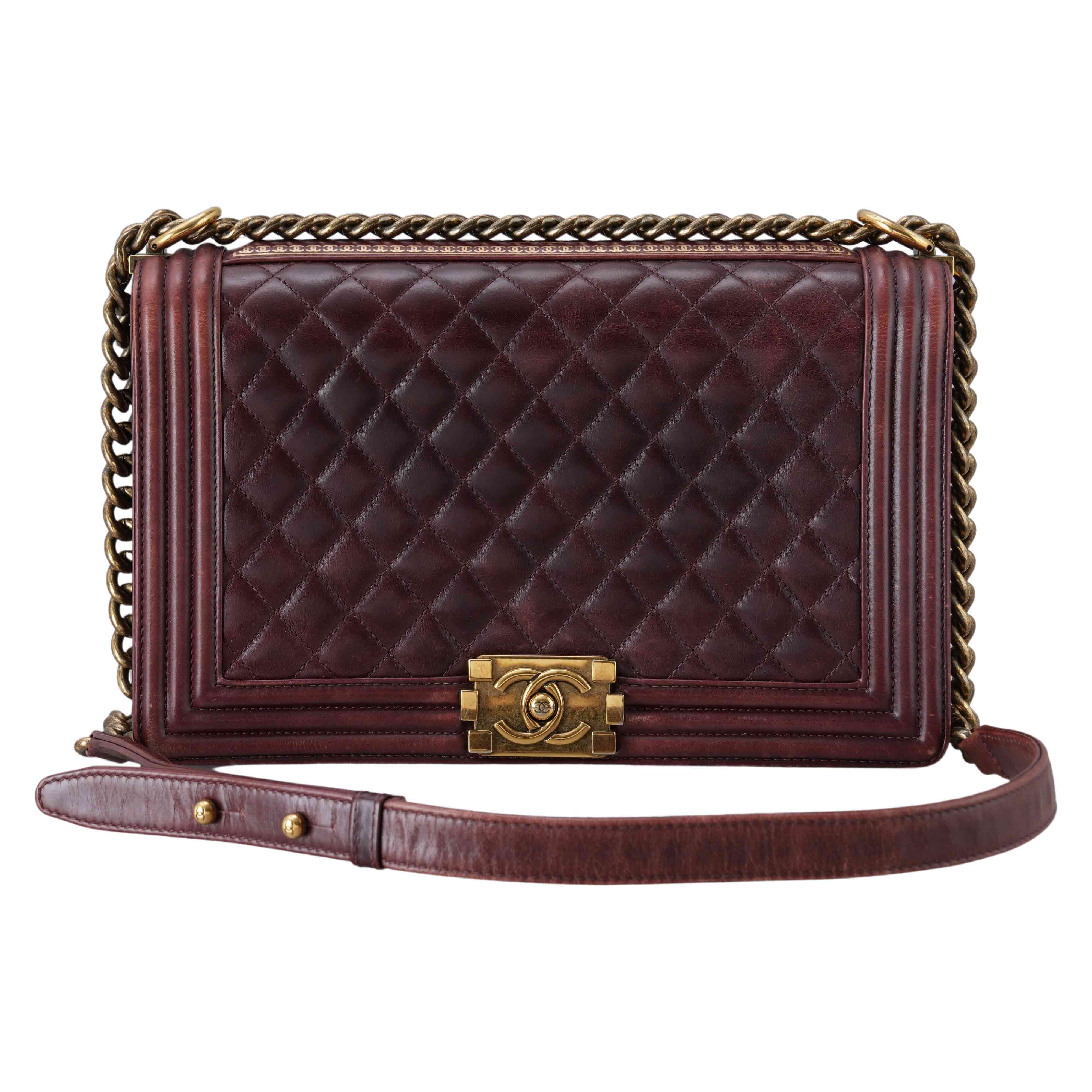 CHANEL(USED)샤넬 시즌 보이샤넬 뉴미듐