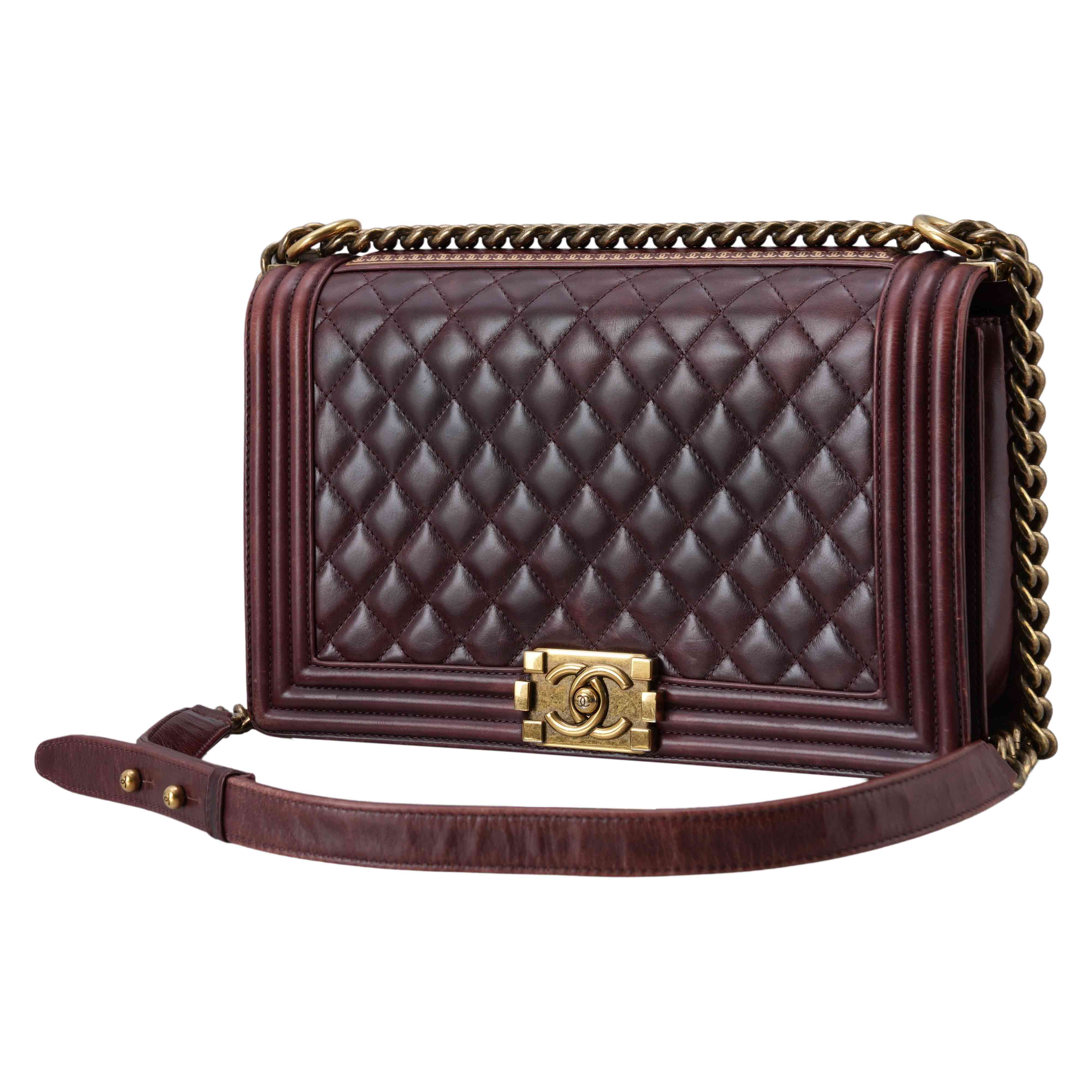 CHANEL(USED)샤넬 시즌 보이샤넬 뉴미듐