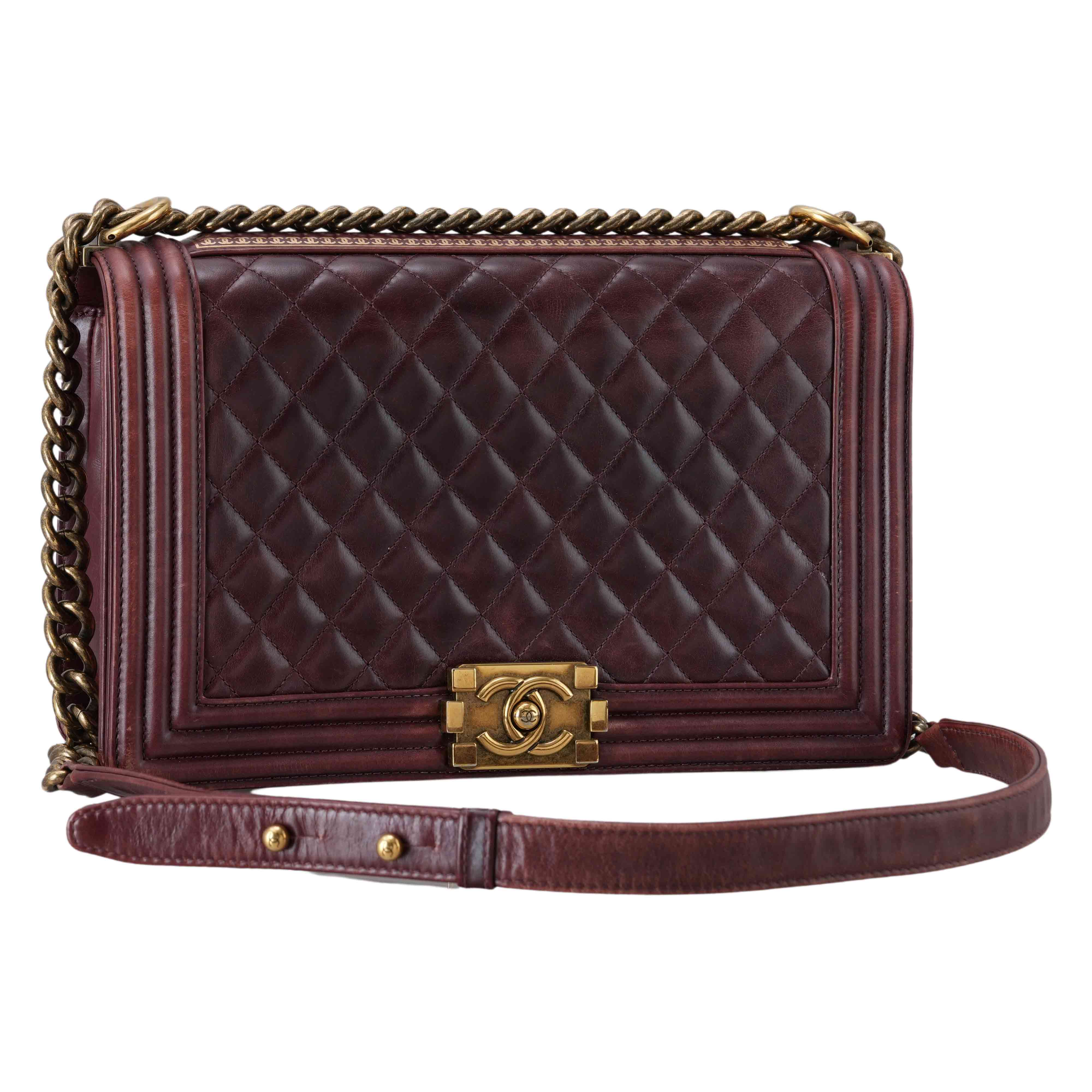 CHANEL(USED)샤넬 시즌 보이샤넬 뉴미듐