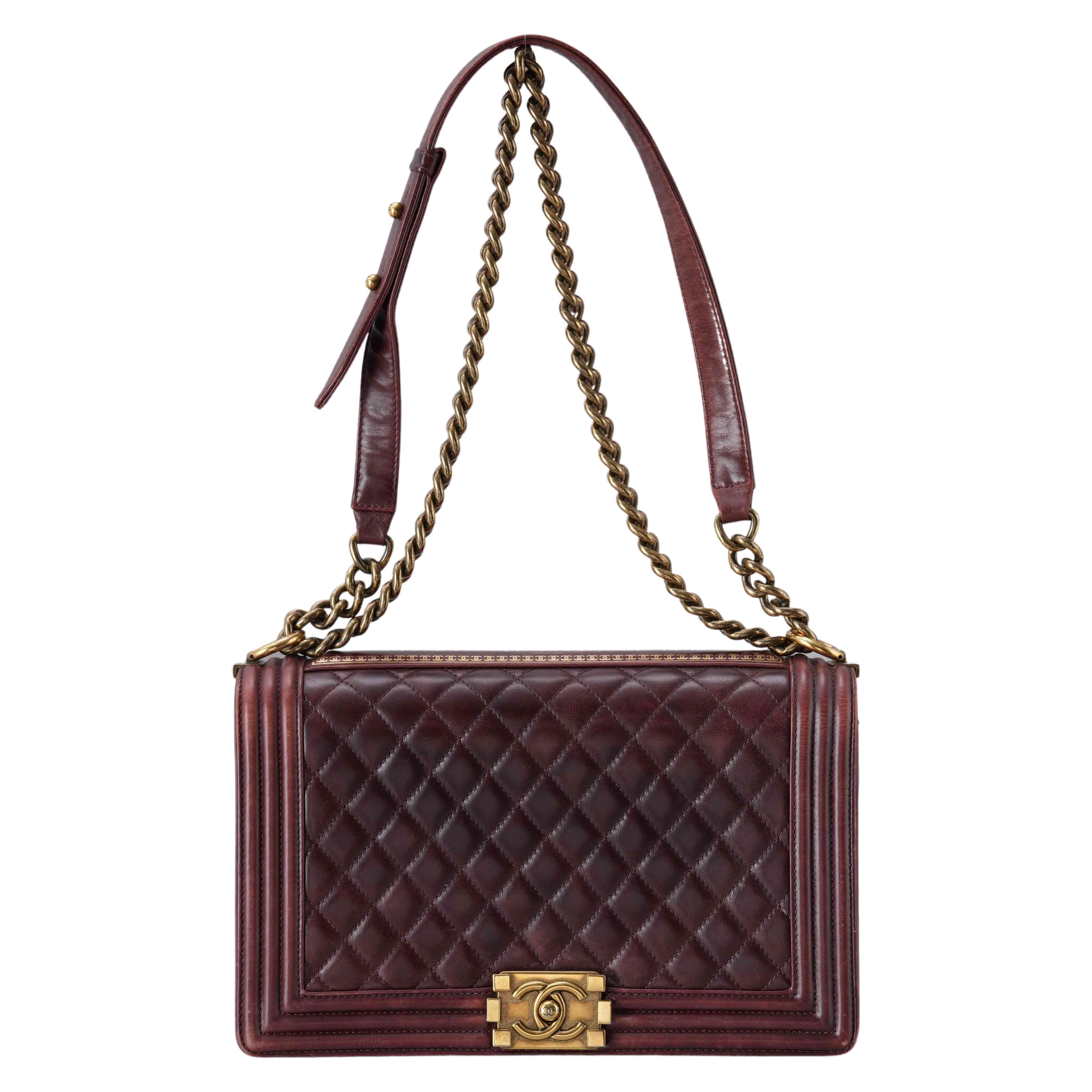 CHANEL(USED)샤넬 시즌 보이샤넬 뉴미듐