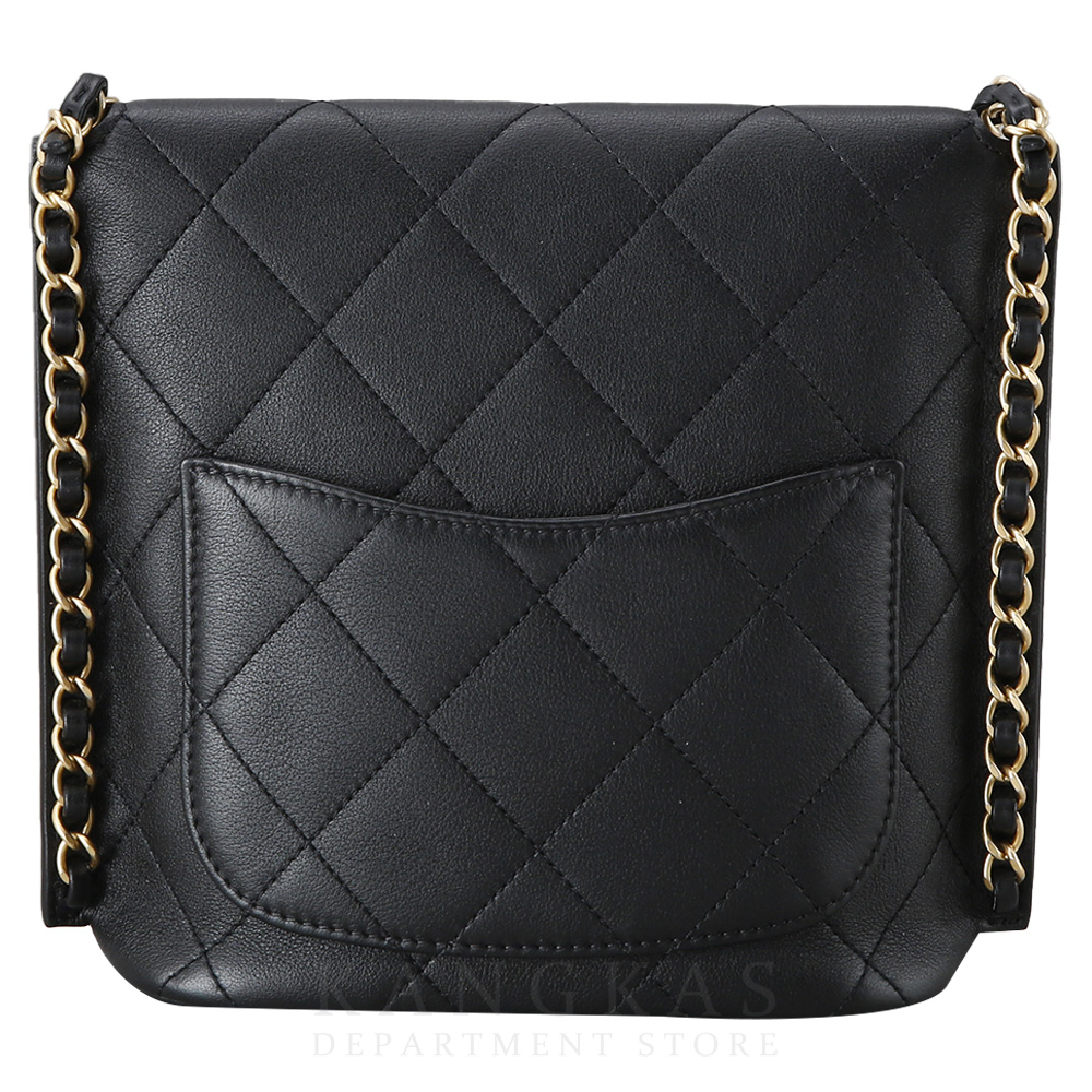 CHANEL(USED)K샤넬 AS2542 카프스킨 스몰 호보 블랙