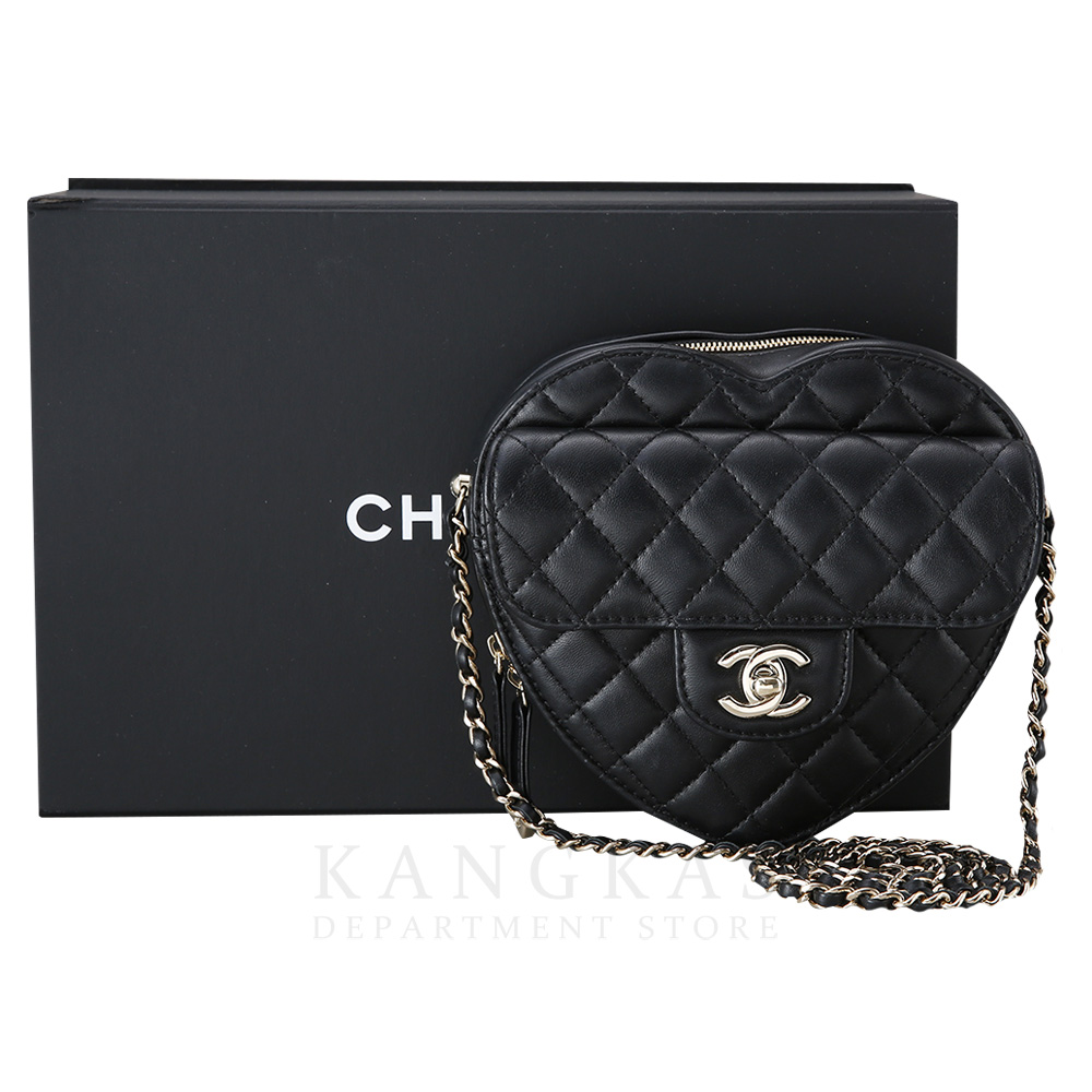 CHANEL(USED)샤넬 하트백 램스킨 라지
