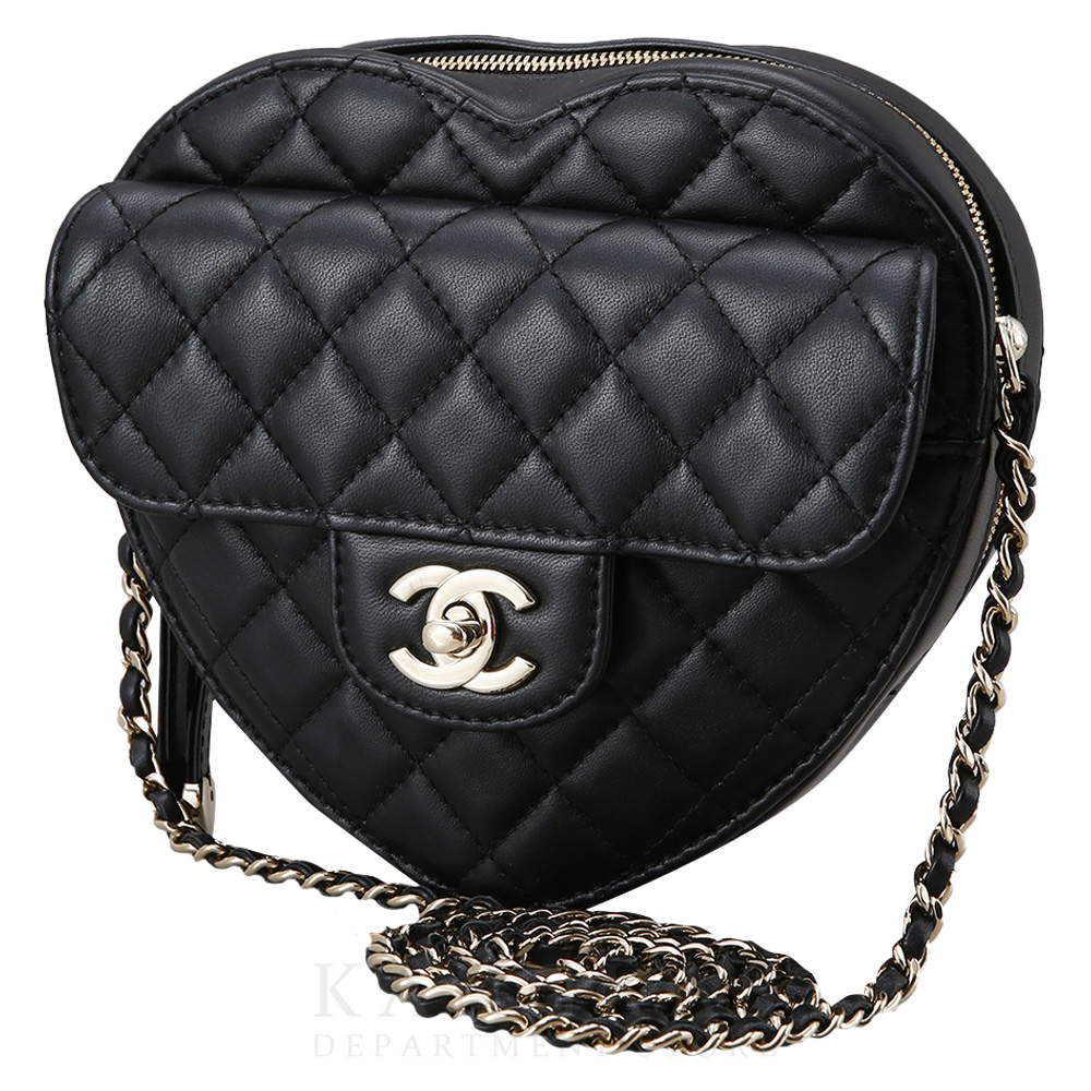 CHANEL(USED)샤넬 하트백 램스킨 라지
