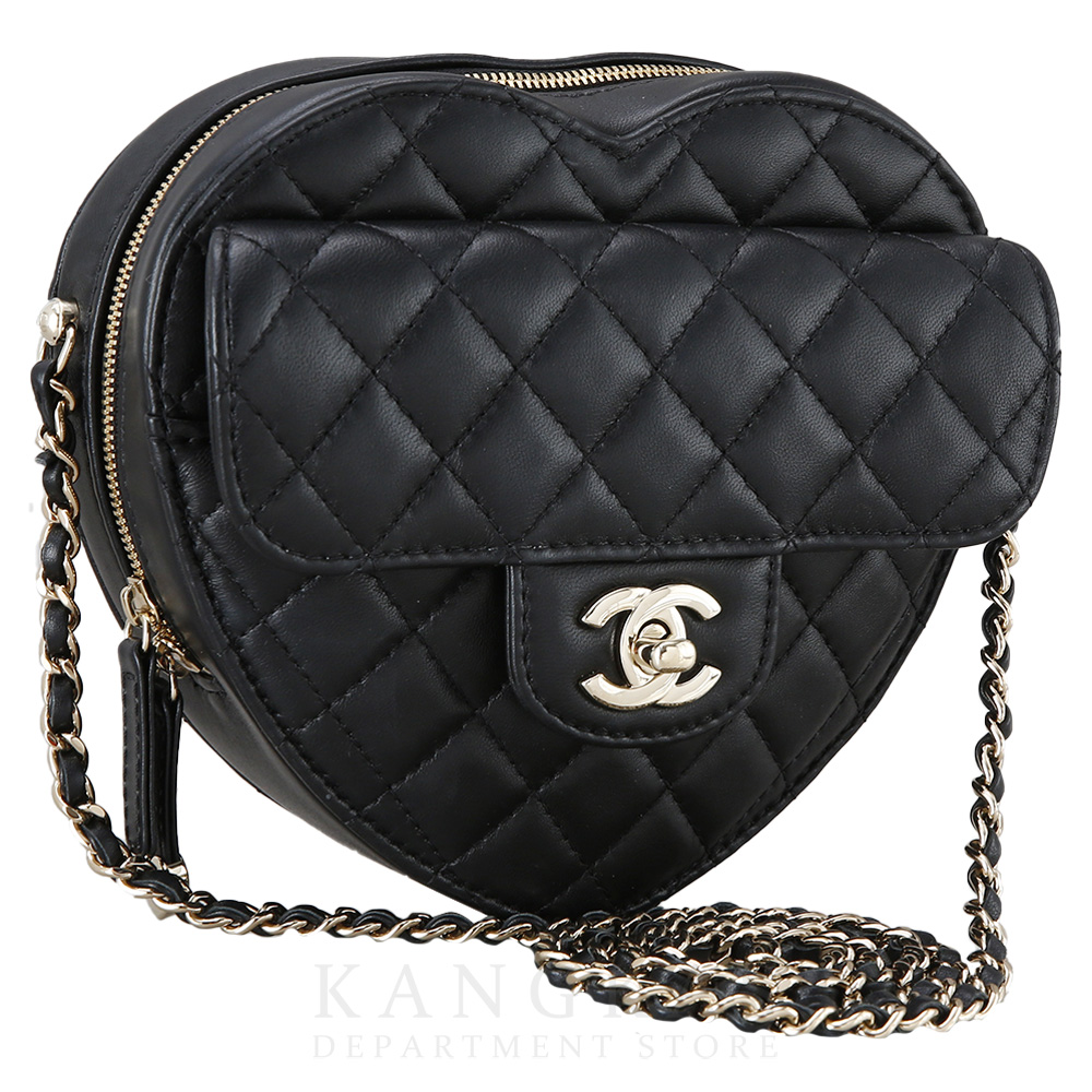 CHANEL(USED)샤넬 하트백 램스킨 라지
