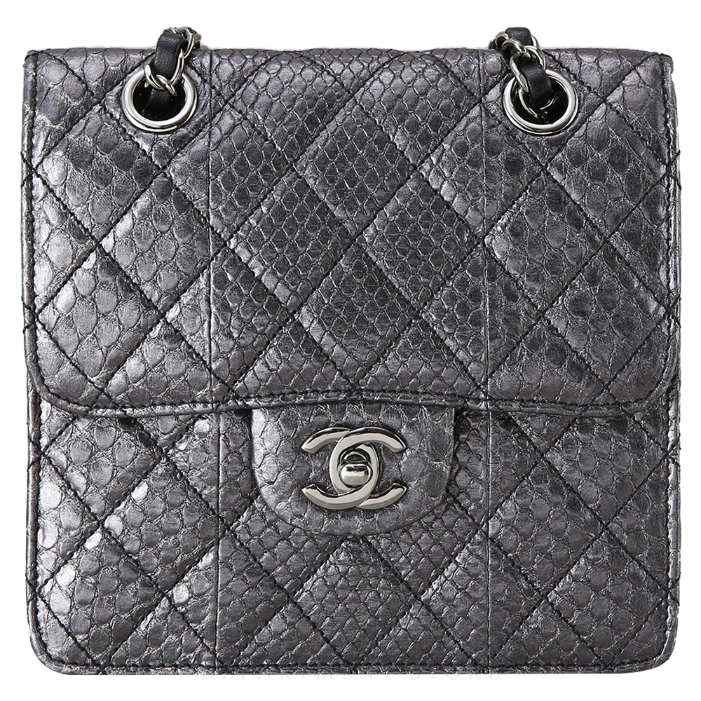 CHANEL(USED)샤넬 시즌 파이톤 미니 체인백