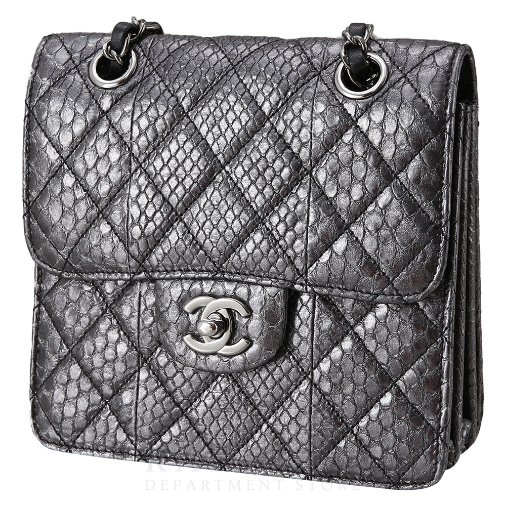 CHANEL(USED)샤넬 시즌 파이톤 미니 체인백