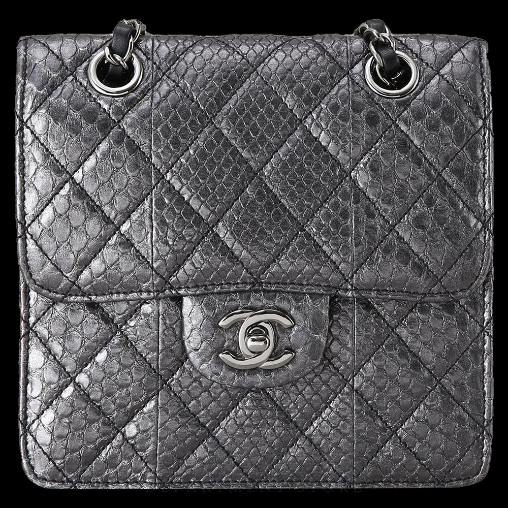 CHANEL(USED)샤넬 시즌 파이톤 미니 체인백