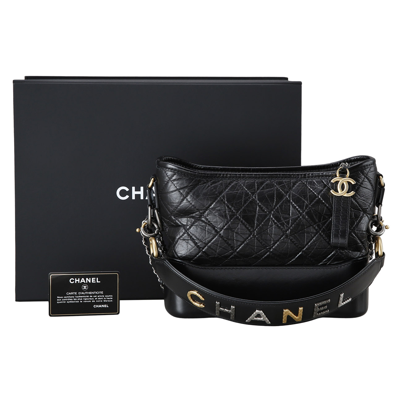 CHANEL(USED)K샤넬 가브리엘 호보 뉴미듐 & 레터링 스트랩