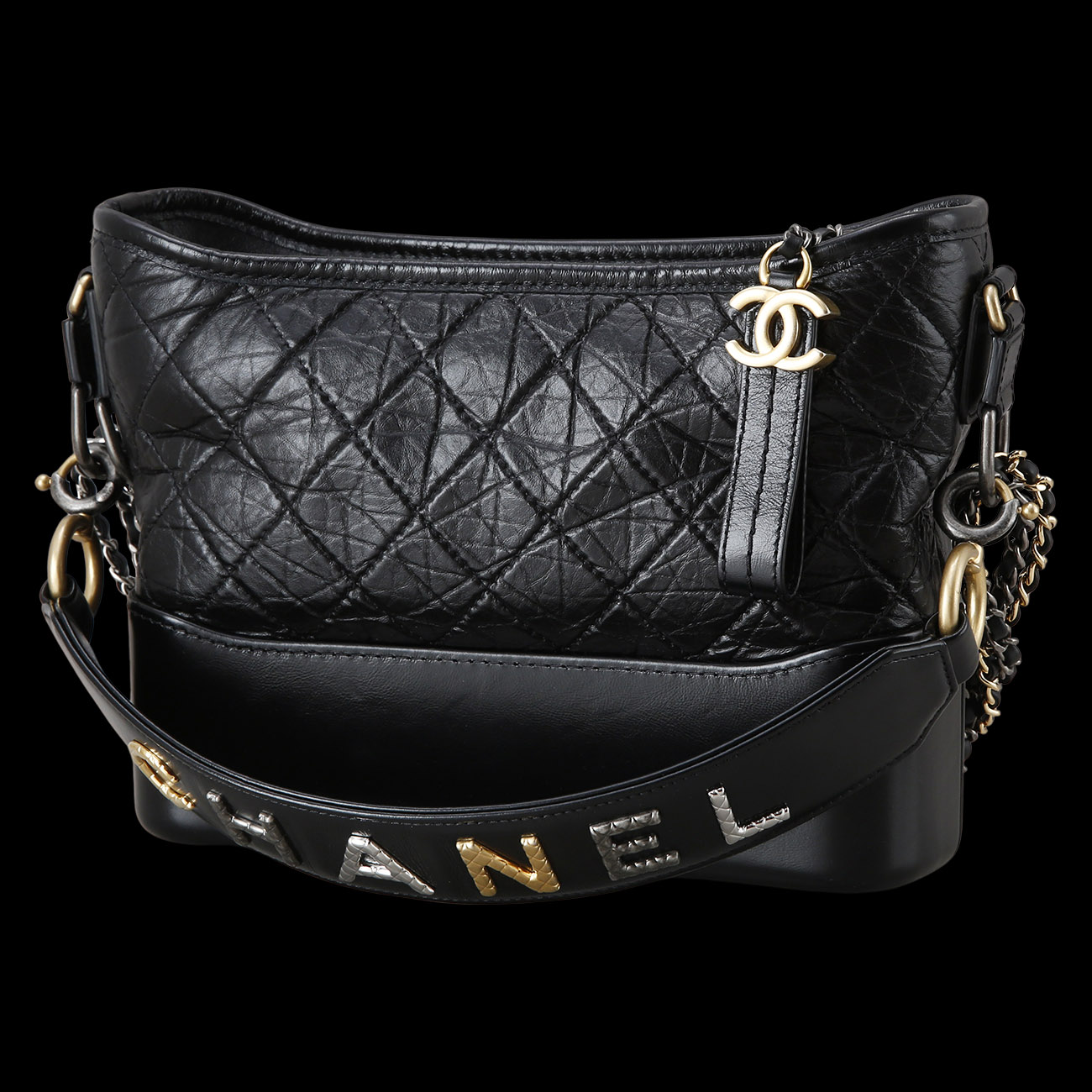 CHANEL(USED)K샤넬 가브리엘 호보 뉴미듐 & 레터링 스트랩