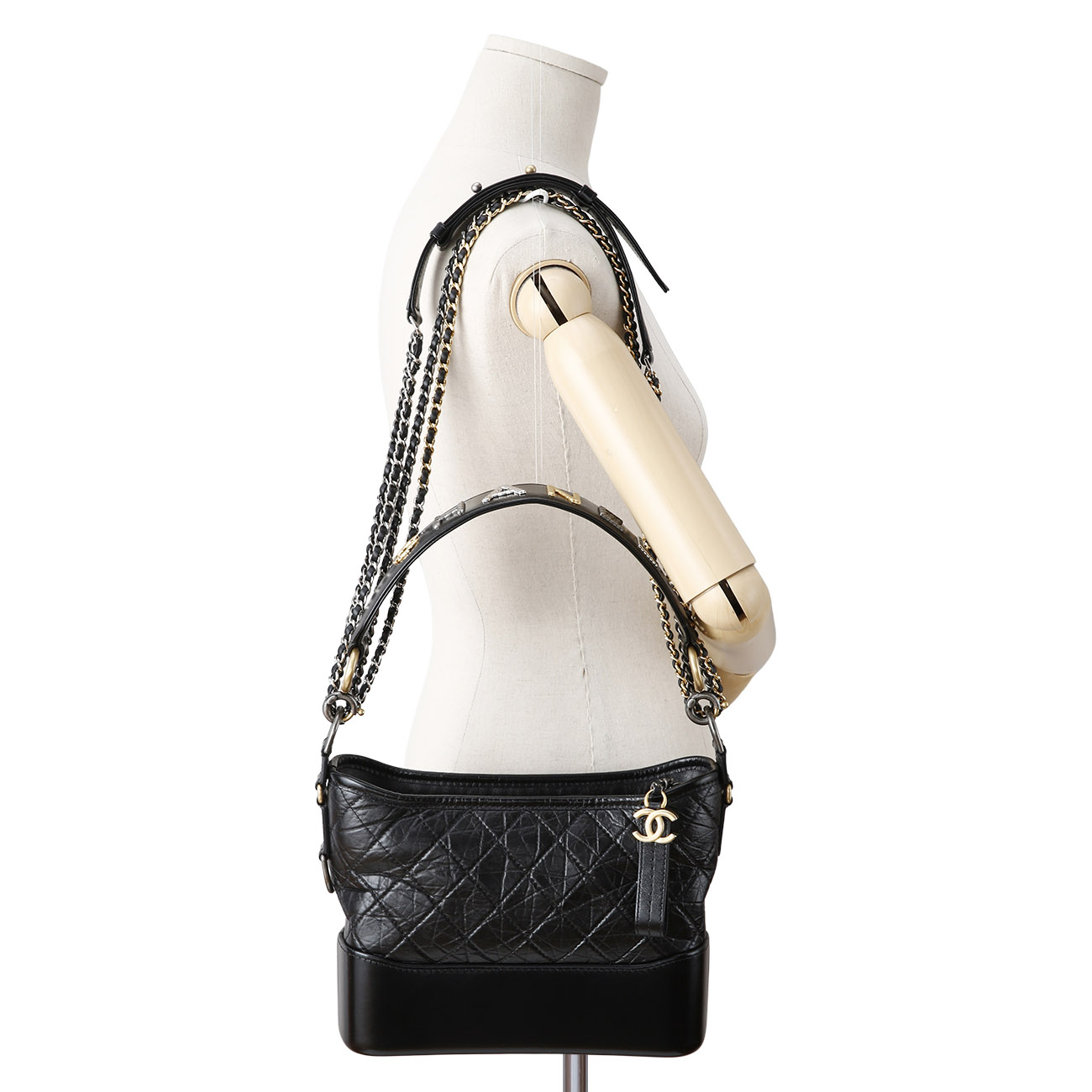CHANEL(USED)K샤넬 가브리엘 호보 뉴미듐 & 레터링 스트랩