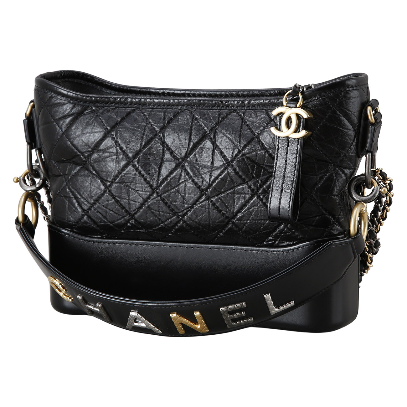 CHANEL(USED)K샤넬 가브리엘 호보 뉴미듐 & 레터링 스트랩
