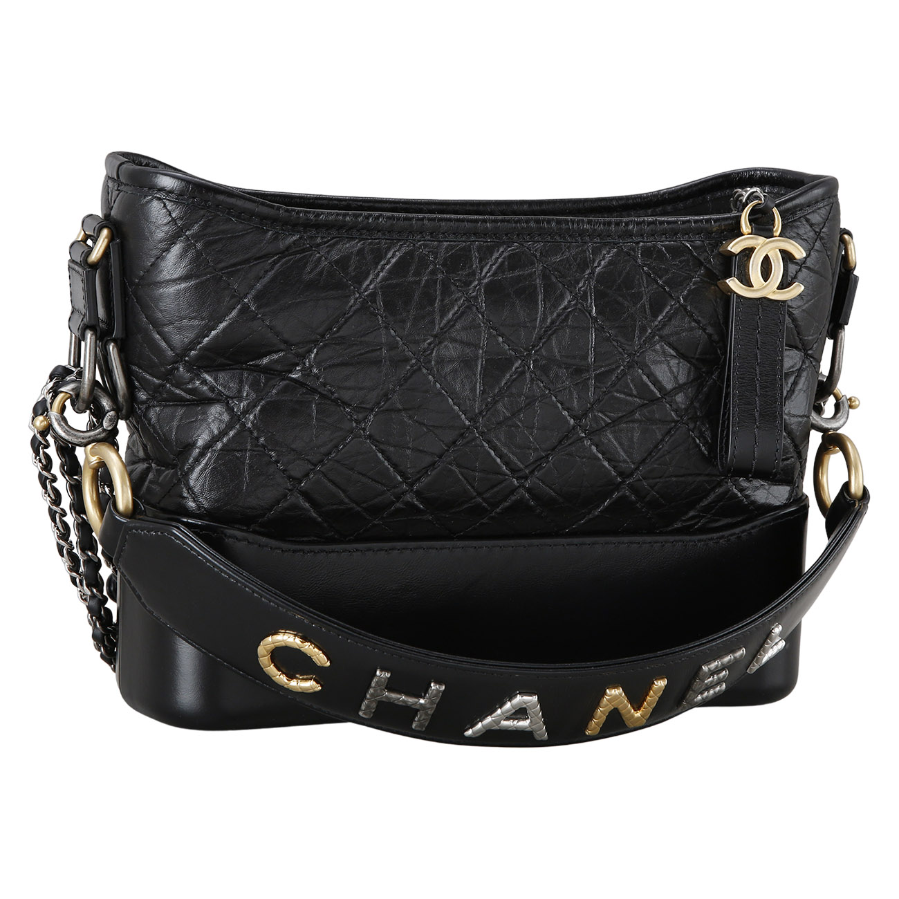 CHANEL(USED)K샤넬 가브리엘 호보 뉴미듐 & 레터링 스트랩