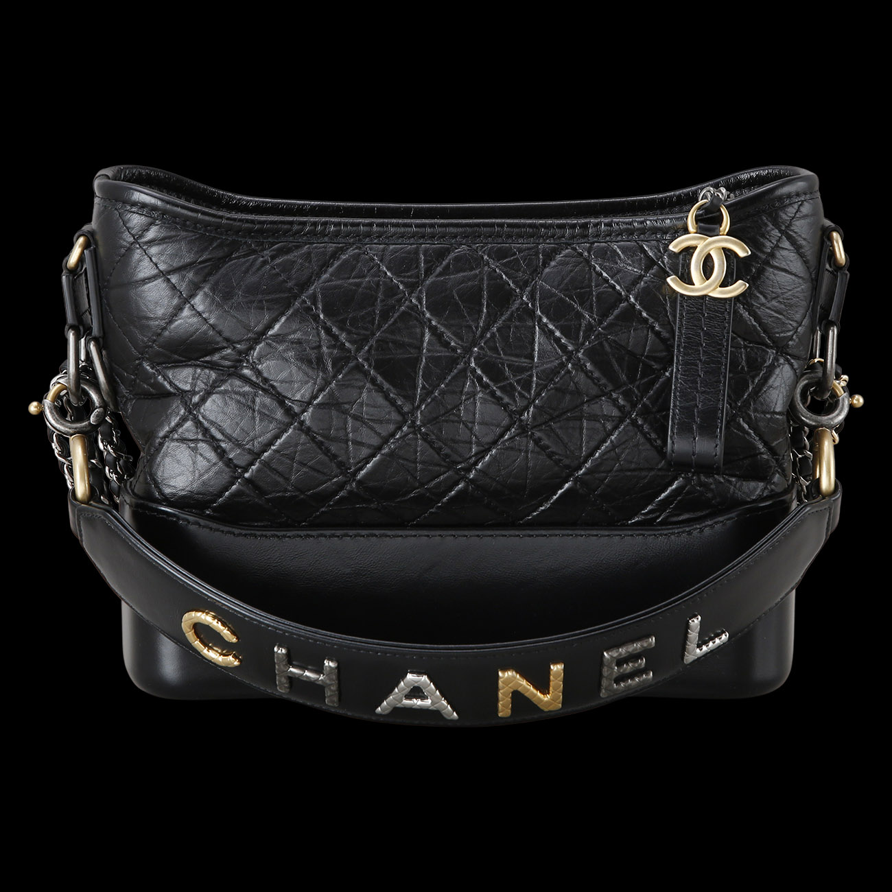 CHANEL(USED)K샤넬 가브리엘 호보 뉴미듐 & 레터링 스트랩