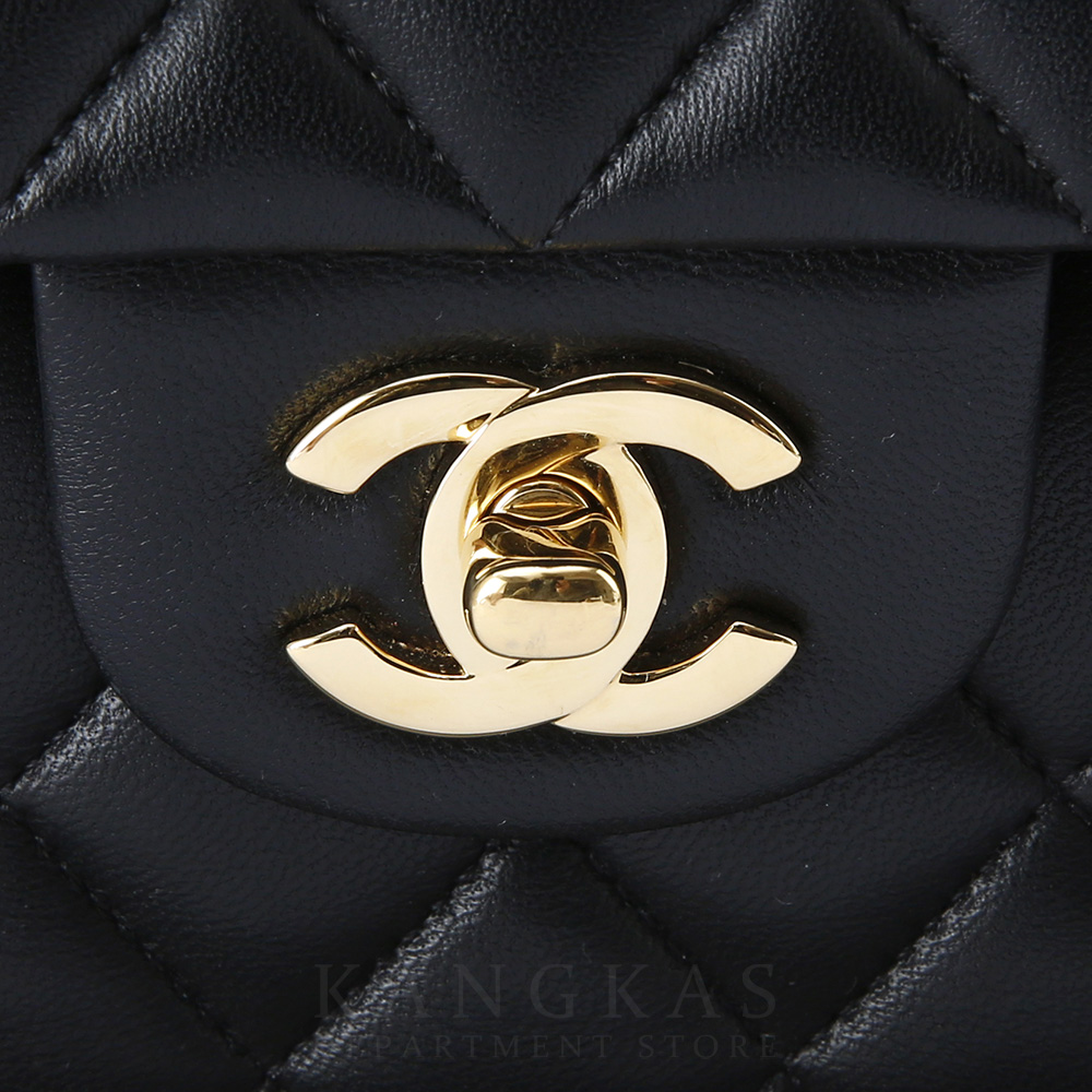 CHANEL(USED)샤넬 클래식 램스킨 미듐