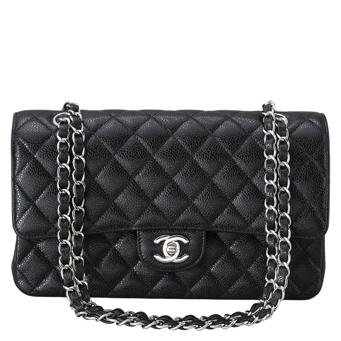 CHANEL(USED)샤넬 캐비어 클래식 미듐 플랩백