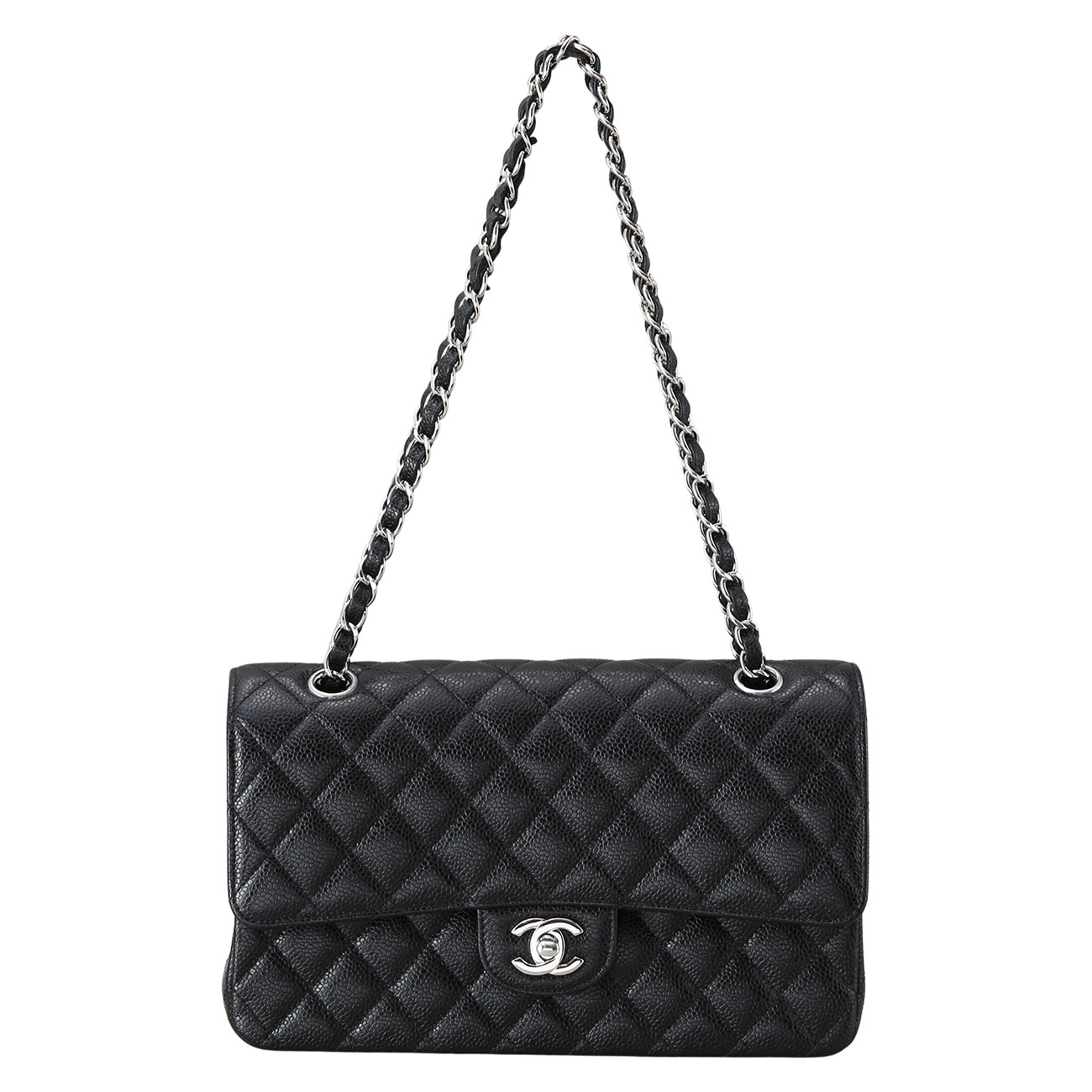 CHANEL(USED)샤넬 캐비어 클래식 미듐 플랩백