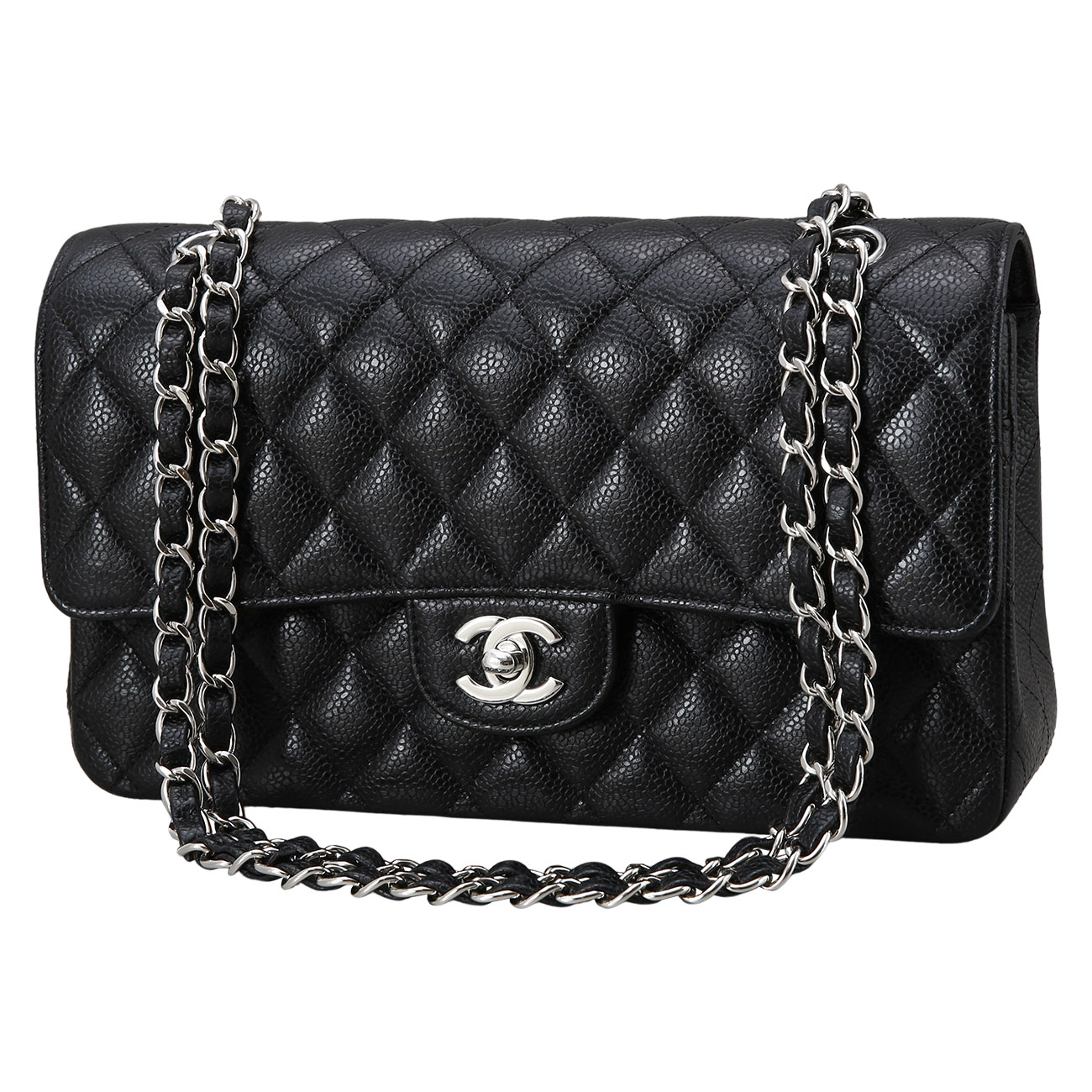 CHANEL(USED)샤넬 캐비어 클래식 미듐 플랩백