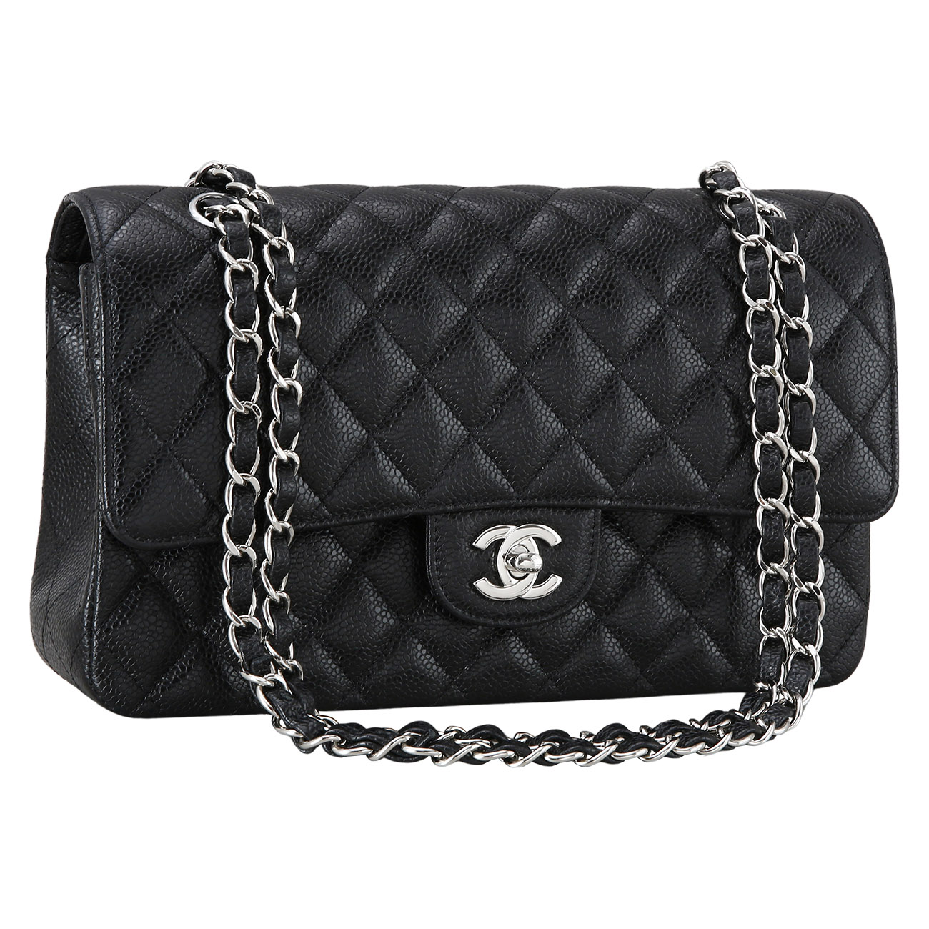 CHANEL(USED)샤넬 캐비어 클래식 미듐 플랩백