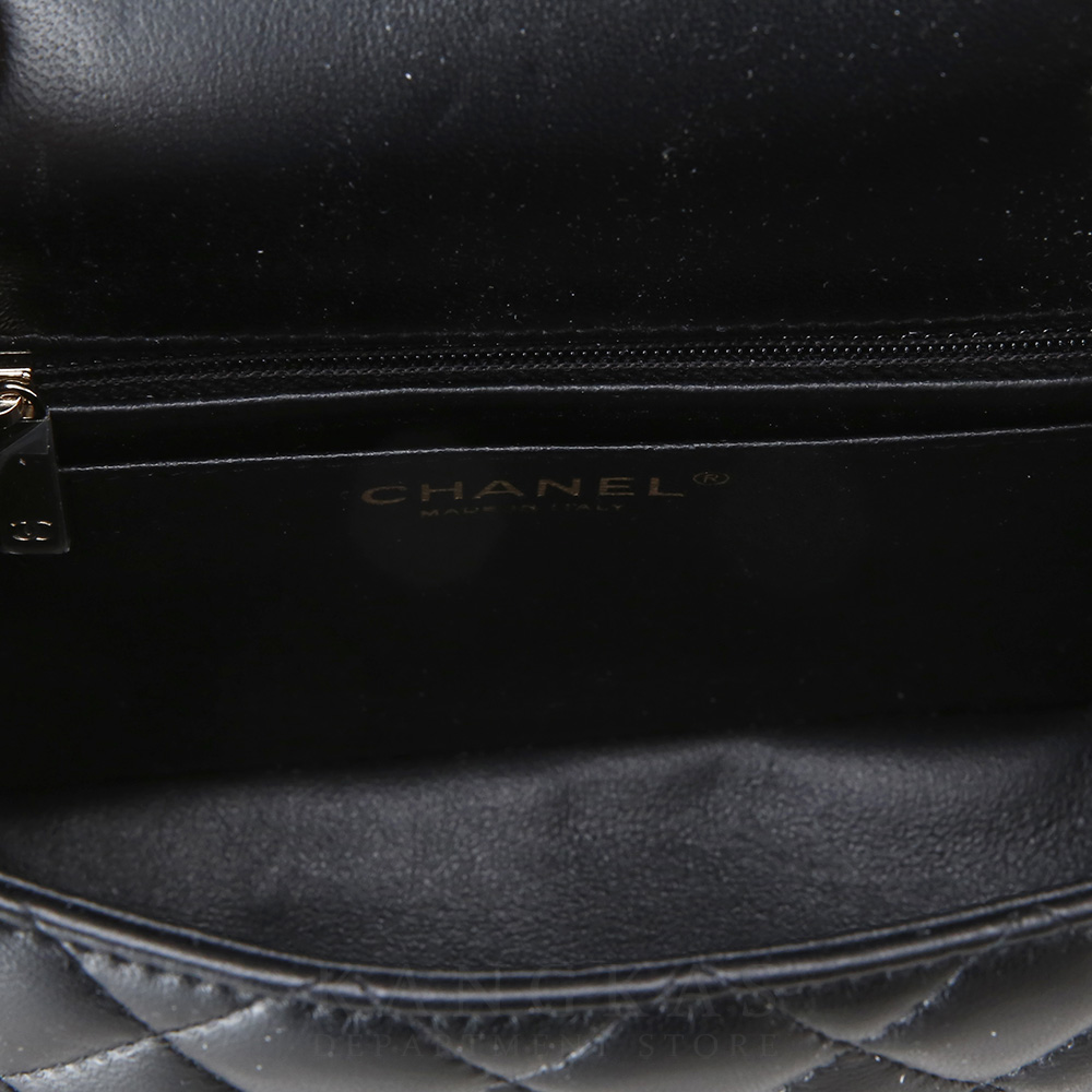 CHANEL(USED)샤넬 램스킨 클래식 쁘띠삭 @@@@@