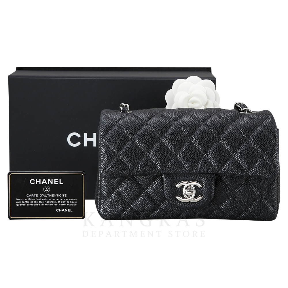 CHANEL(USED)샤넬 클래식 캐비어 뉴미니 @@@@@