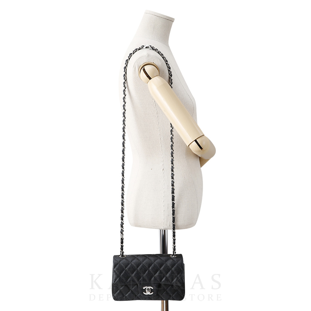 CHANEL(USED)샤넬 클래식 캐비어 뉴미니 @@@@@