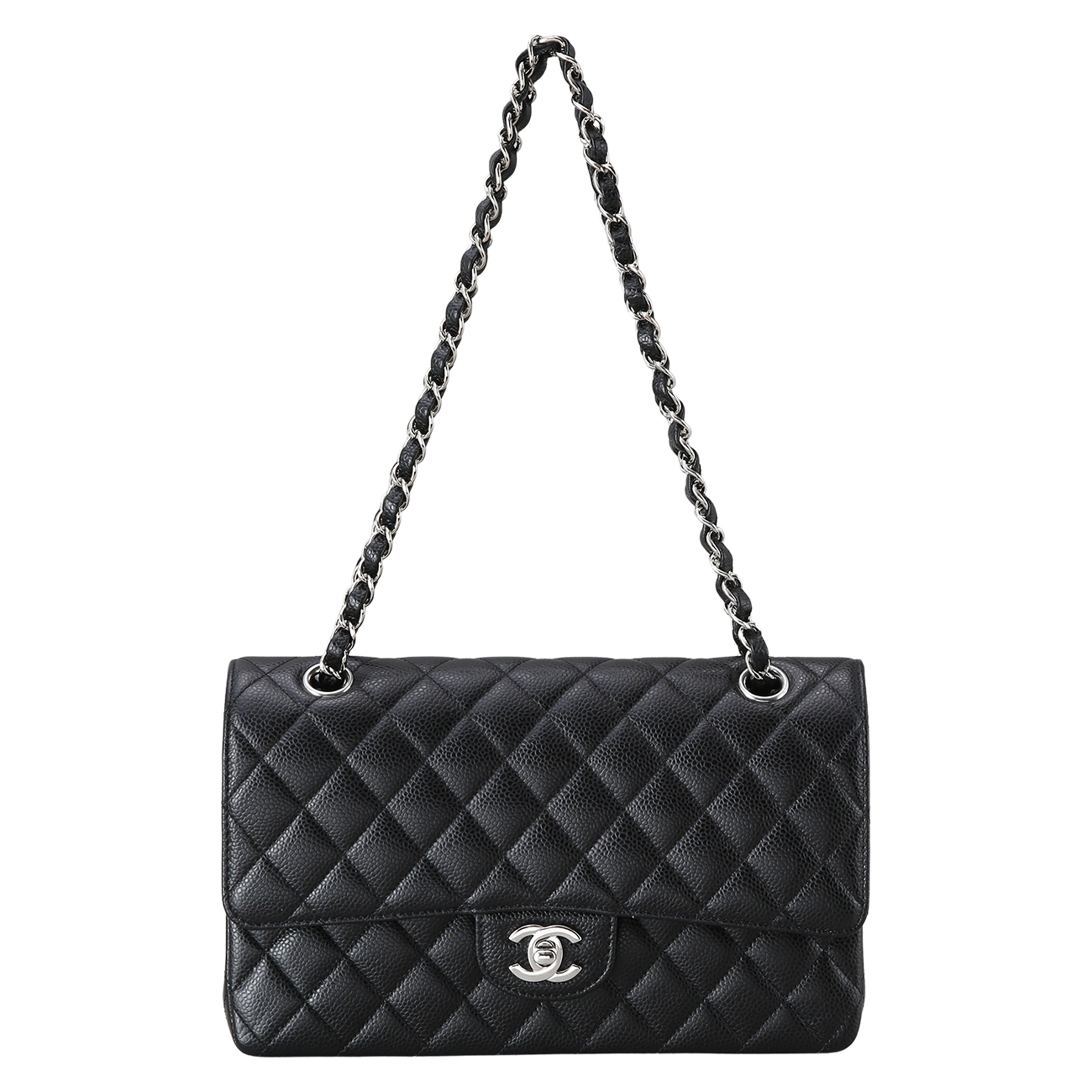 CHANEL(USED)샤넬 캐비어 클래식 미듐 플랩백