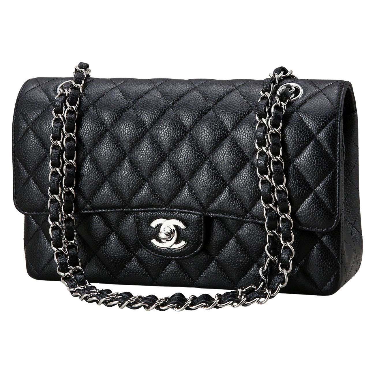 CHANEL(USED)샤넬 캐비어 클래식 미듐 플랩백