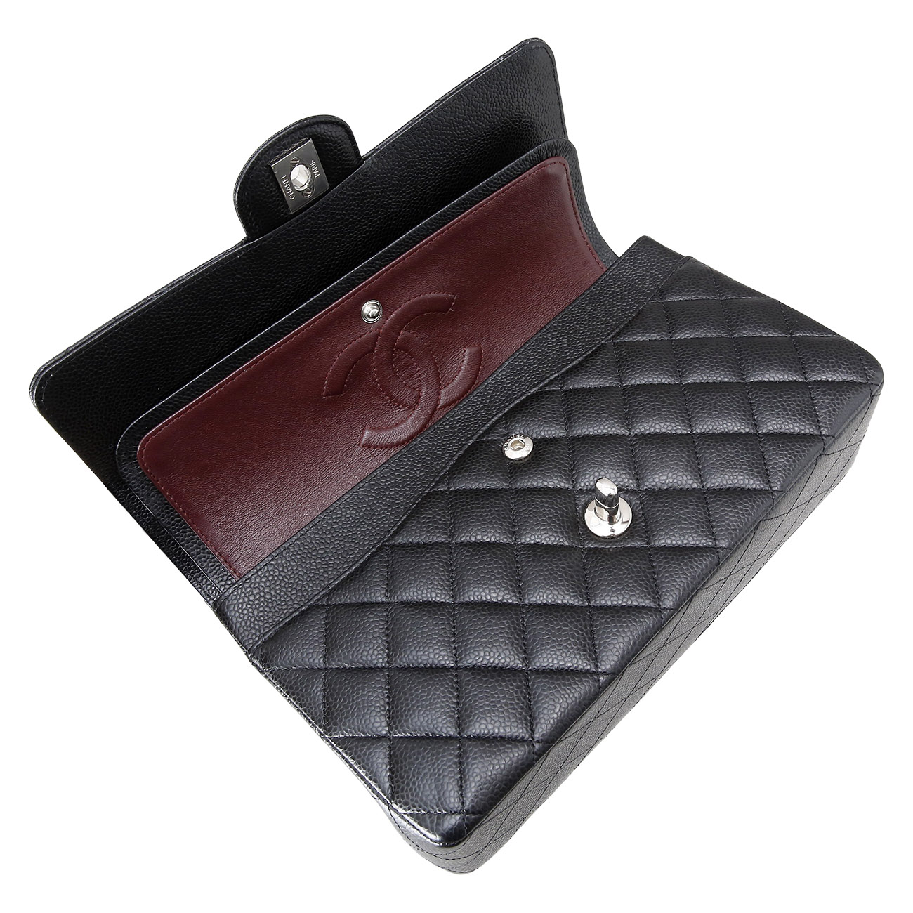 CHANEL(USED)샤넬 캐비어 클래식 미듐 플랩백