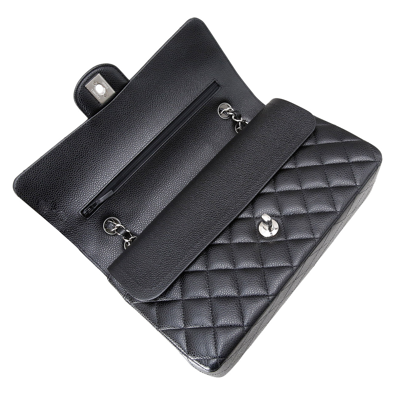 CHANEL(USED)샤넬 캐비어 클래식 미듐 플랩백