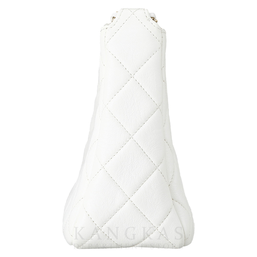 CHANEL(USED)샤넬 시즌 화이트 램스킨 크로스백