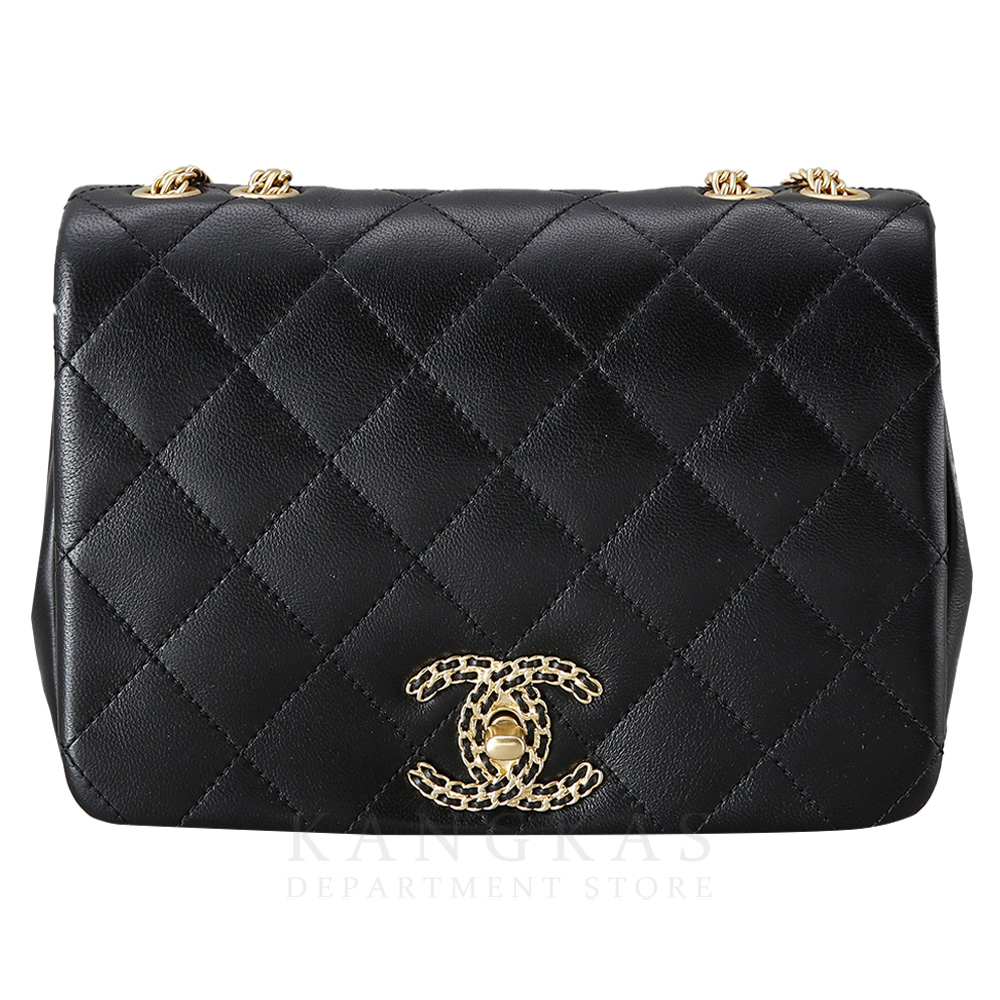 CHANEL(USED)샤넬 시즌 로고 체인 플랩백